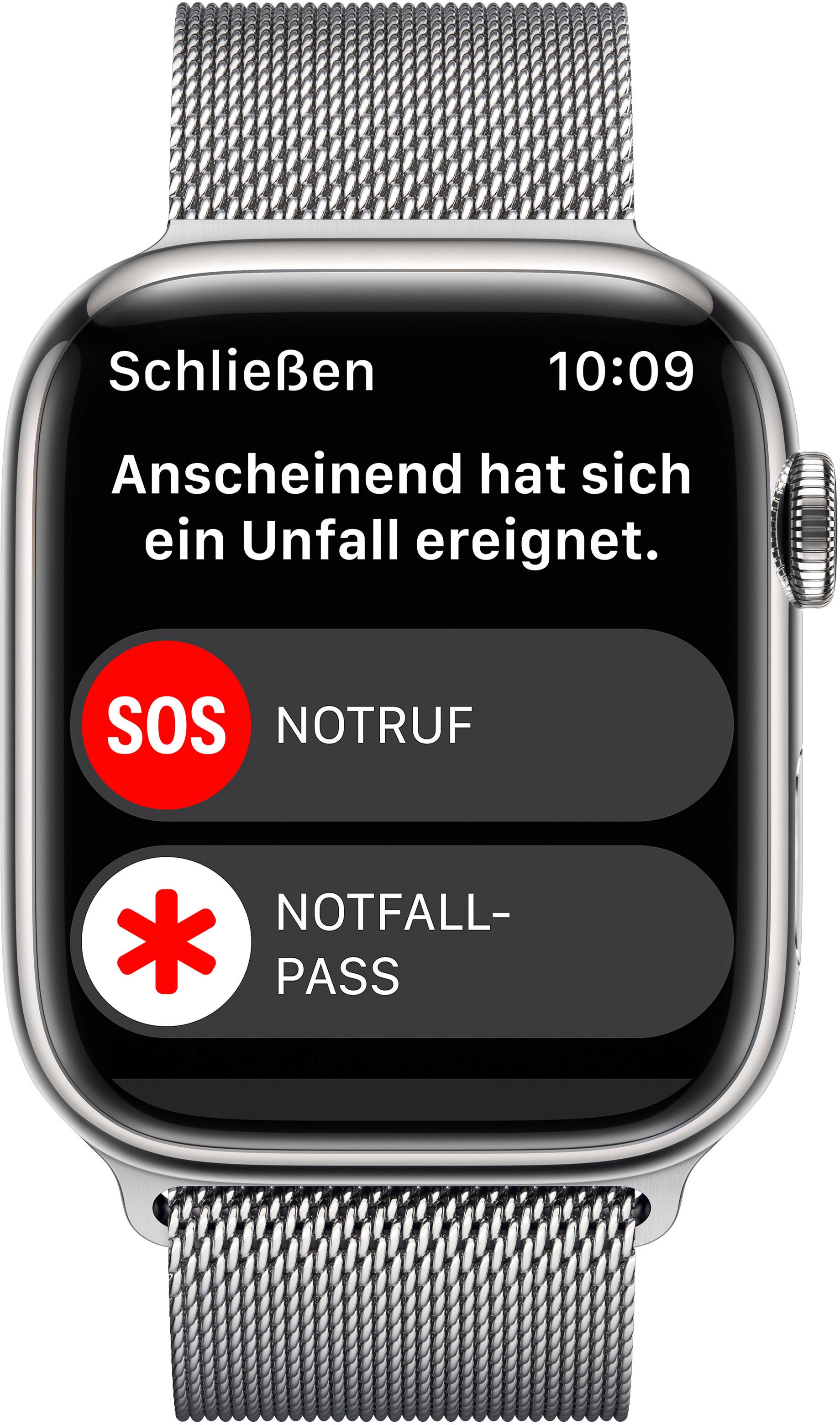 3. Bild von Apple Watch »Watch Series 8 GPS + Cellular 45mm Edelstahl Milanaise«, Die Zukunft der Gesundheit. Am Handgelenk.)