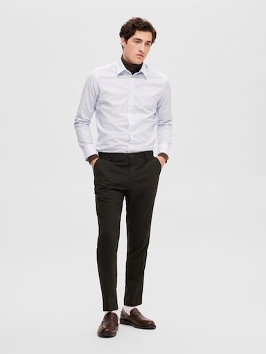 SELECTED Langarmhemd »SLHSLIMSOHO-DETAIL SHIRT LS NOOS«