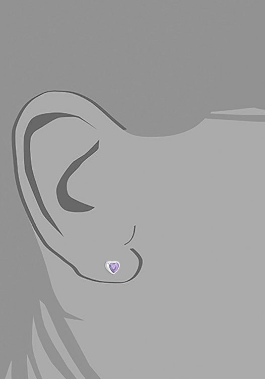 Prinzessin Lillifee Paar Ohrstecker », 2021046, 2036440« mit Zirkonia (synth.)