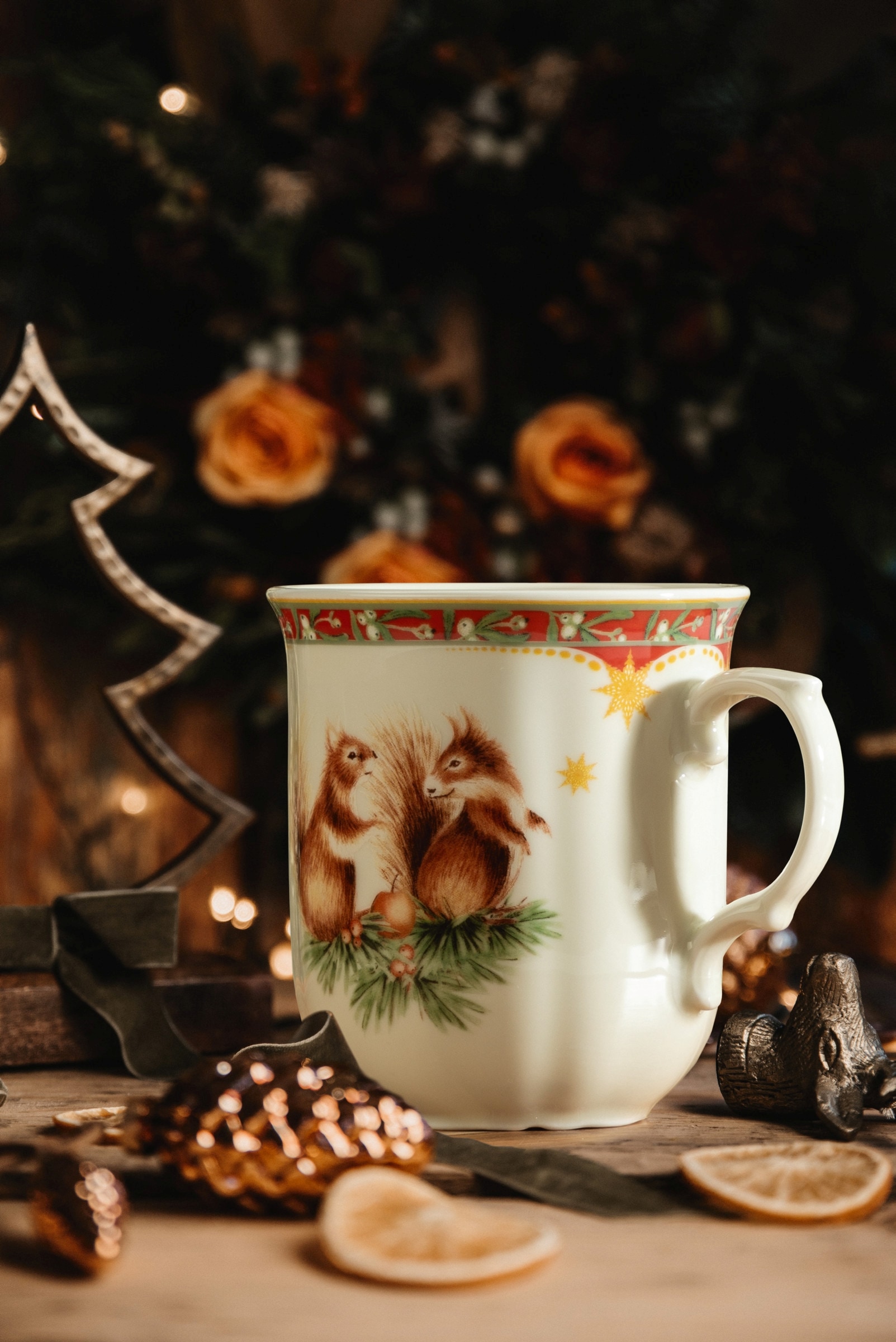 Seltmann Weiden Becher »Marieluise - Weihnachtsnostalgie«, (1 tlg.), Becher mit Henkel 0,27 l