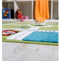 Paco Home Kinderteppich »ECE Straße 994«, rechteckig, 14 mm Höhe, Kurzflor, Straßen-Spiel-Teppich, Kinderzimmer