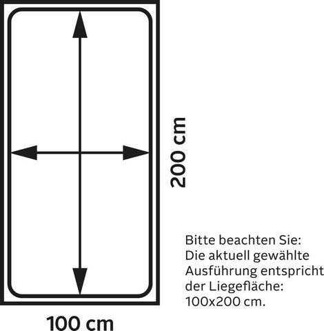 Ticaa Massivholzbett »Merci«, Doppelbett, aus Buche Massivholz, inkl. Rollrost