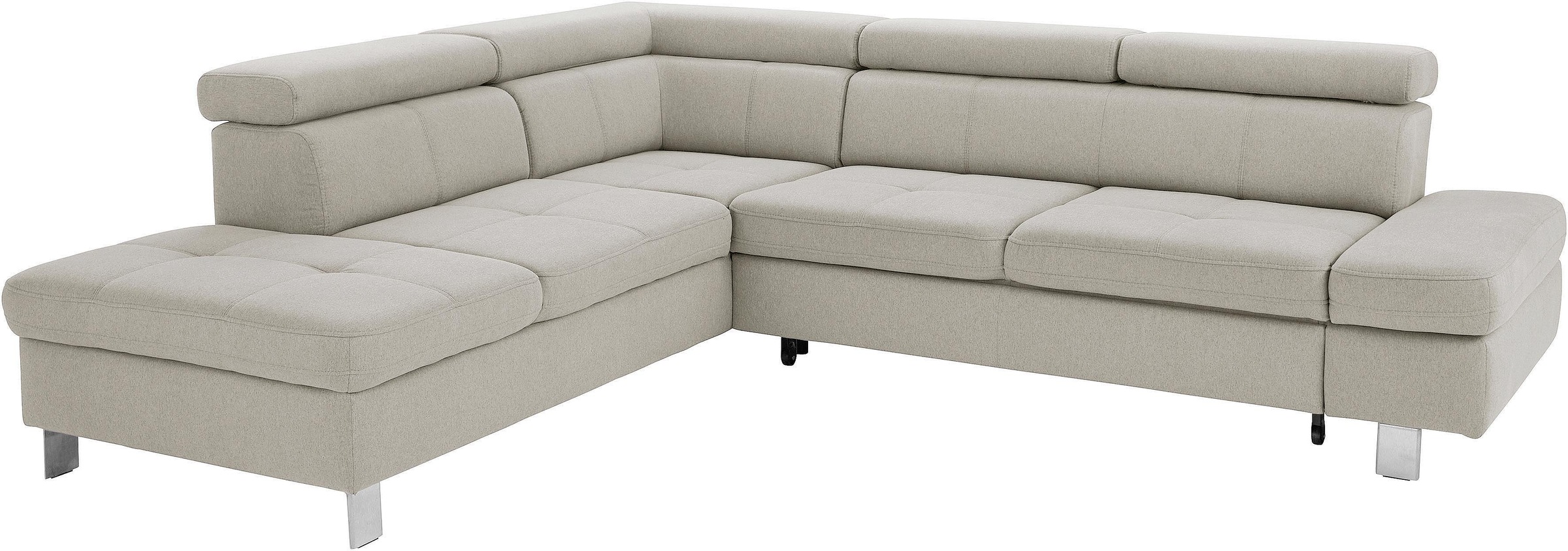 exxpo - sofa fashion Ecksofa »Fiji, L-Form«, mit Kopf- bzw. Rückenverstellu günstig online kaufen