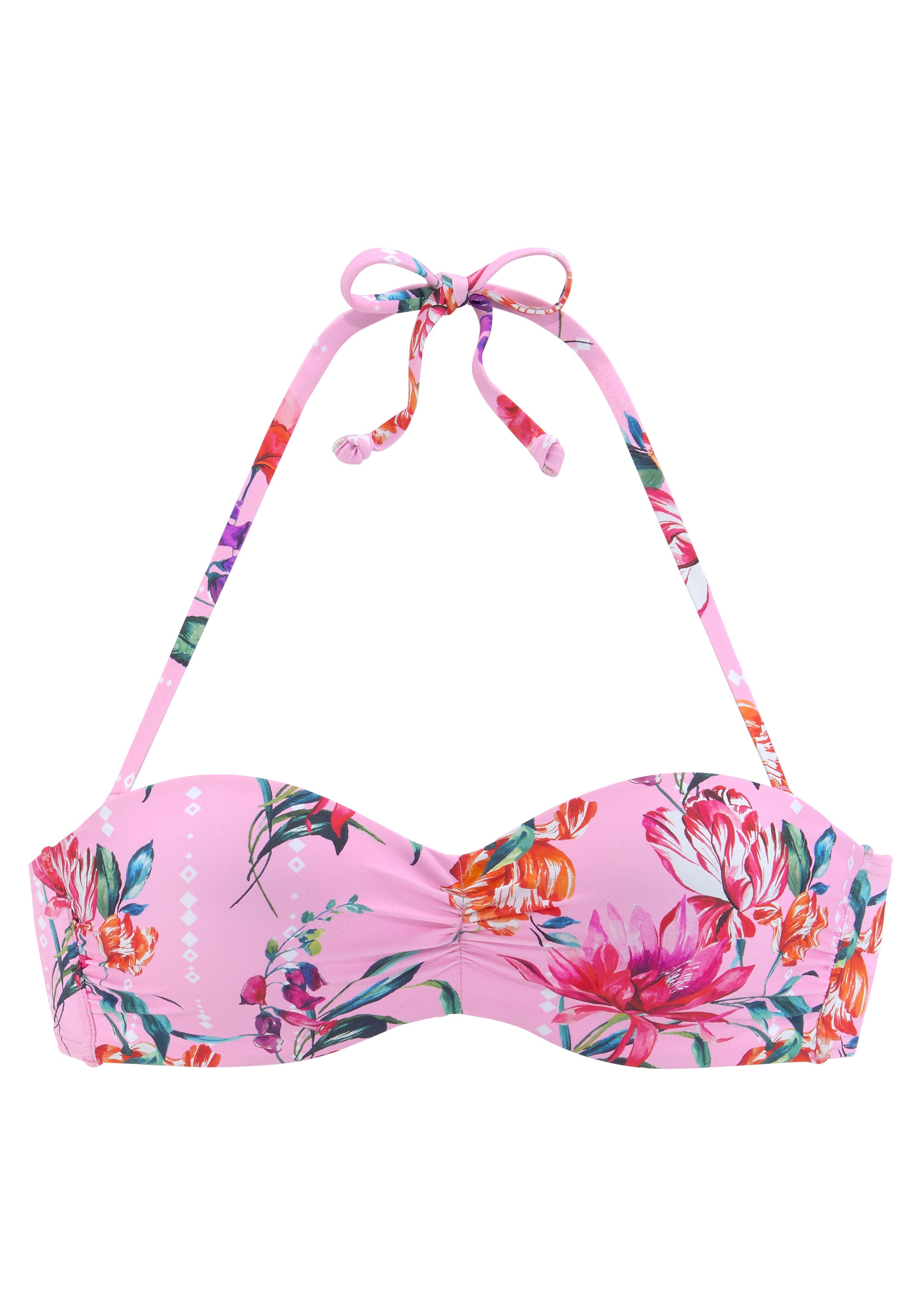 Sunseeker Bügel-Bandeau-Bikini-Top »Modern«, mit Blumenprint