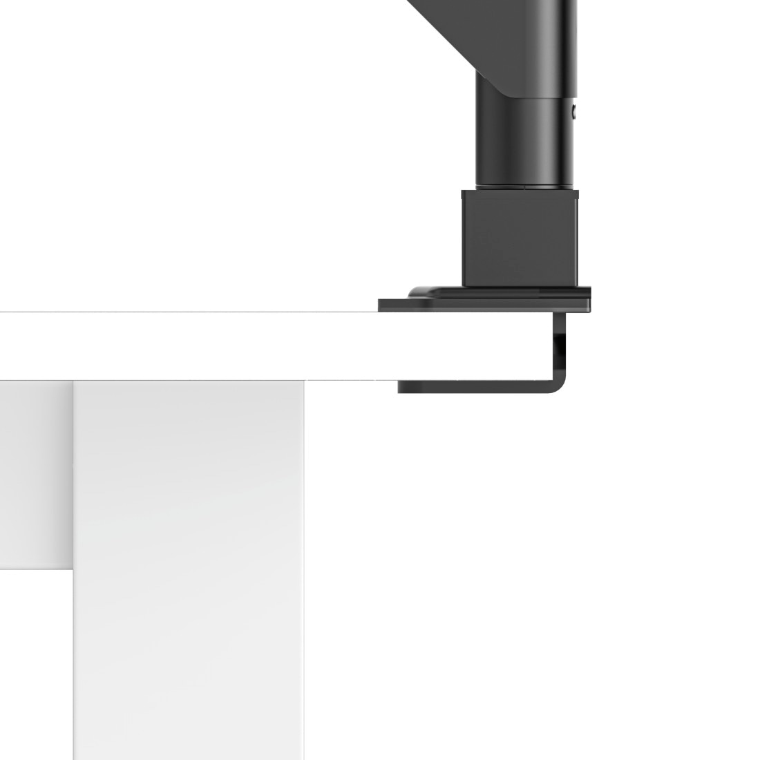 Hama Monitor-Halterung »Doppelmonitorhalterung höhenverstellbar für 17-35 Zoll Monitore« bis 89 cm Zoll Gasfeder, 360° Rotation, VESA, Kabelmanagement, Dualarm