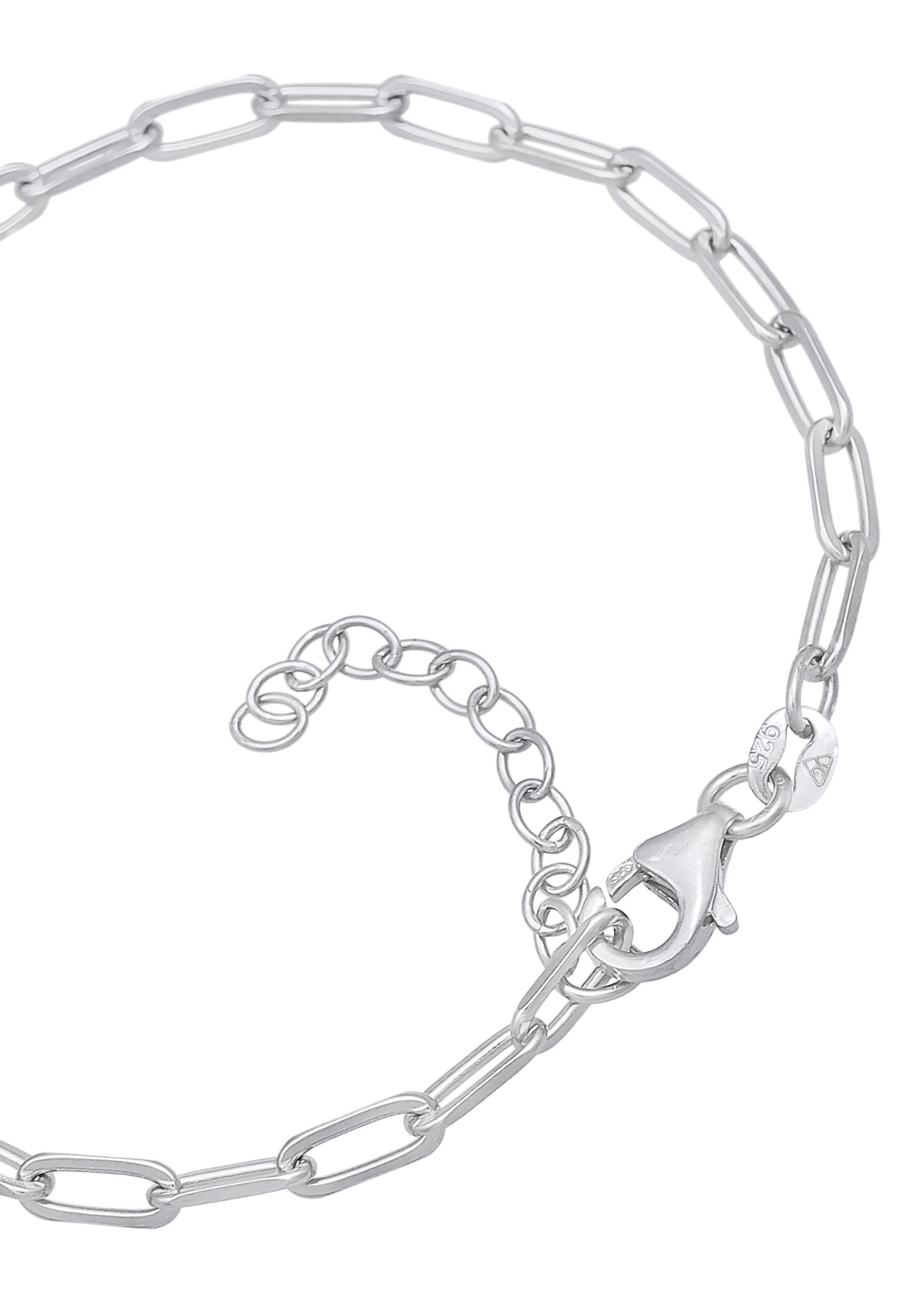 4. Bild von Nenalina Armband »Gliederarmband Charmträger Basic 925 Silber«