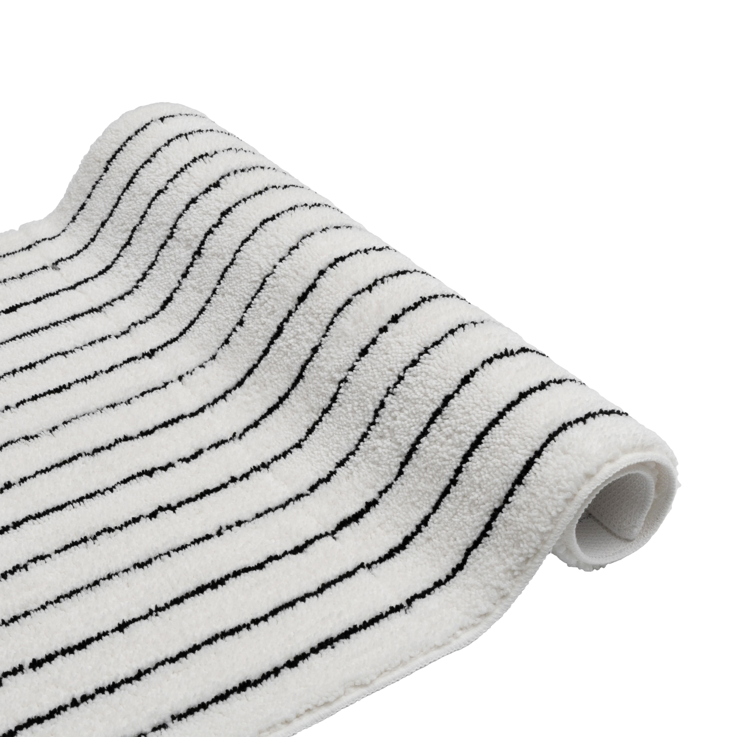 LeGer Home by Lena Gercke Badematte »Tamsin, Badvorleger, Badezimmer Teppich, Duschvorleger« Höhe 10 mm rutschhemmend beschichtet fußbodenheizungsgeeignet | schnell trocknend Streifen, modern