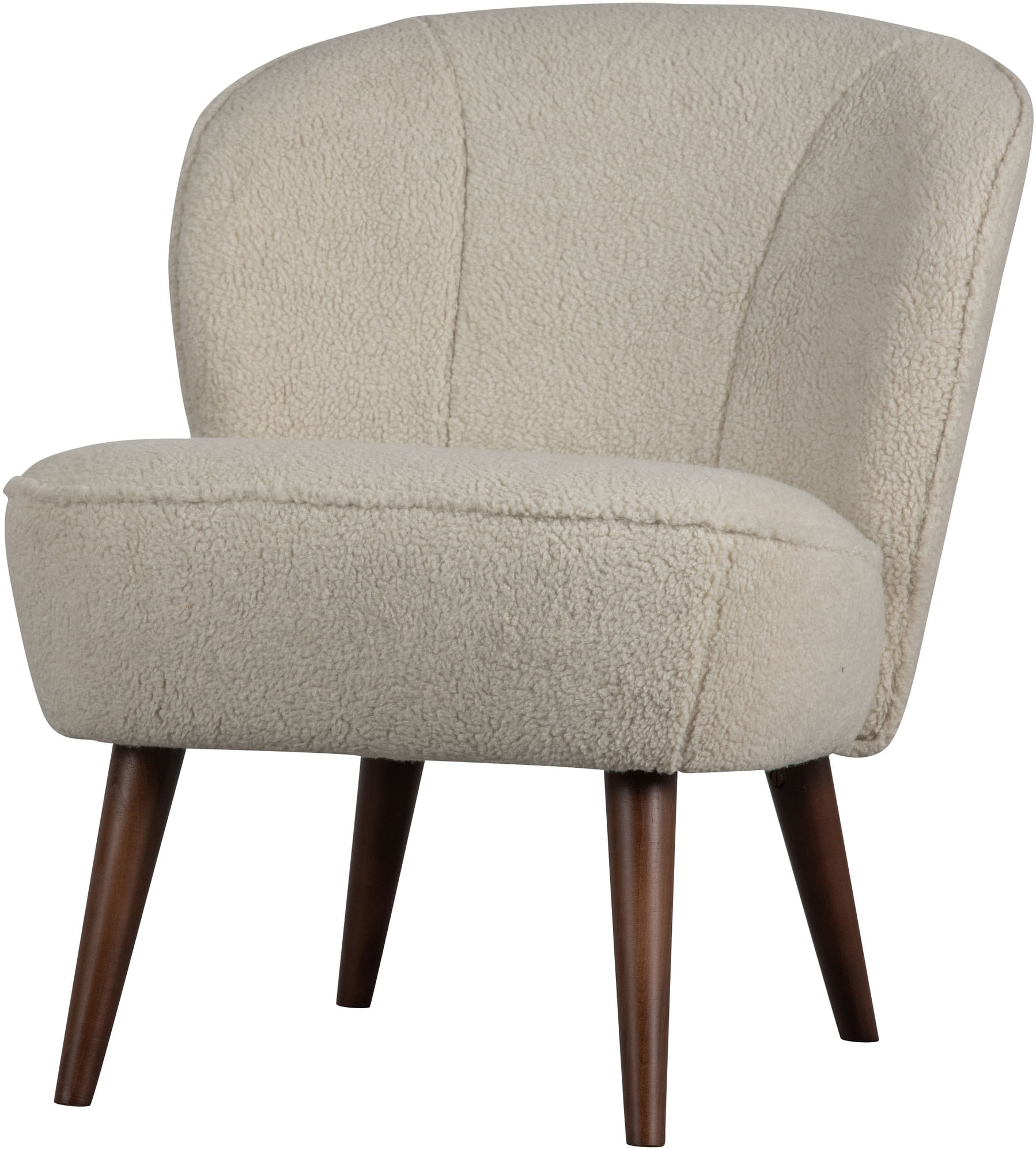 WOOOD Sessel »Sara«, weich gepolstert, 4-Fußgestell, H 71 cm x B 59 cm