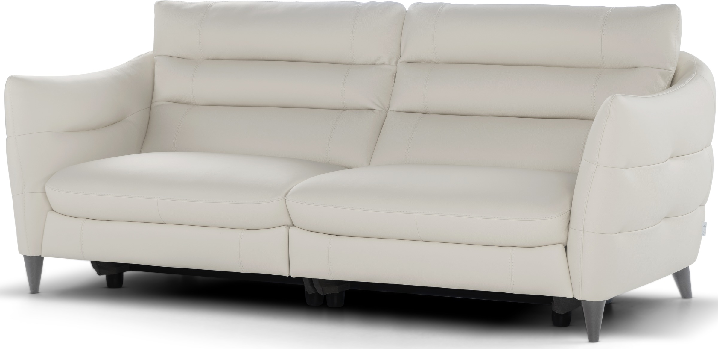 CALIA ITALIA 3-Sitzer »Cabrini, Design trifft super Sitzkomfort,«, in Leder, 220 cm Breite, mit elektrischer Relaxfunktion