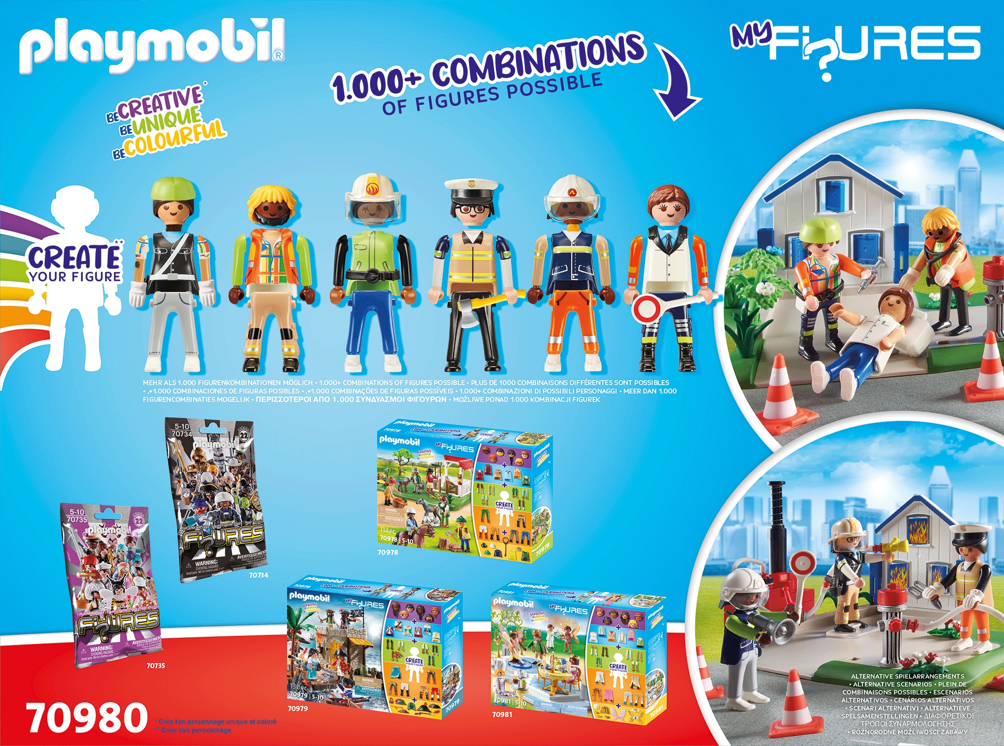 Playmobil® Konstruktions-Spielset »Rescue Mission (70980), My Figures«, (120 St.), Made in Europe