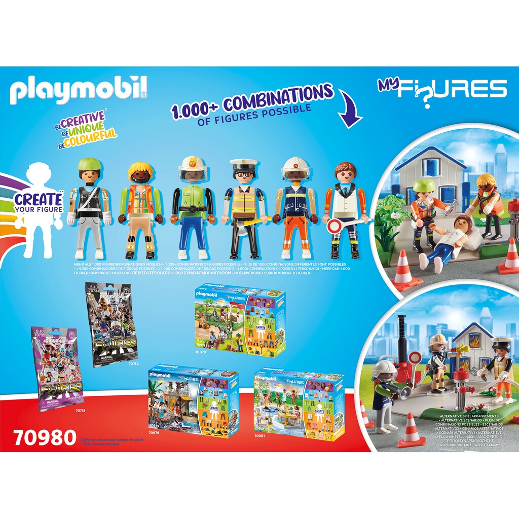 Playmobil® Konstruktions-Spielset »Rescue Mission (70980), My Figures«, (120 St.)