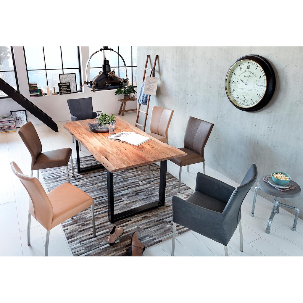 SIT Esstisch »Tops&Tables«, mit Tischplatte aus Akazie mit Baumkante wie gewachsen
