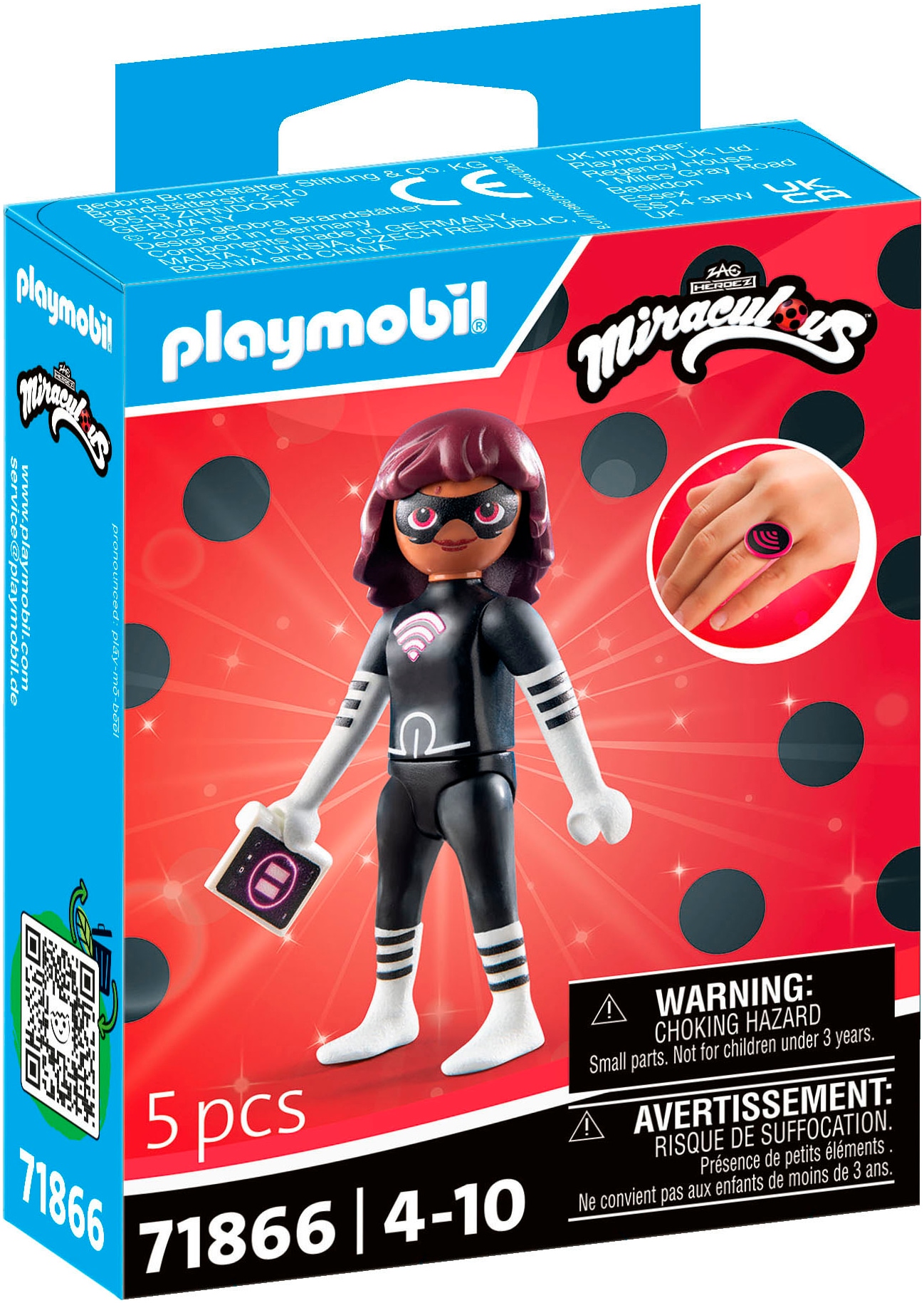 Playmobil® Konstruktions-Spielset »Miraculous: Lady Wifi (71866)«, (5 St.), Made in Europe
