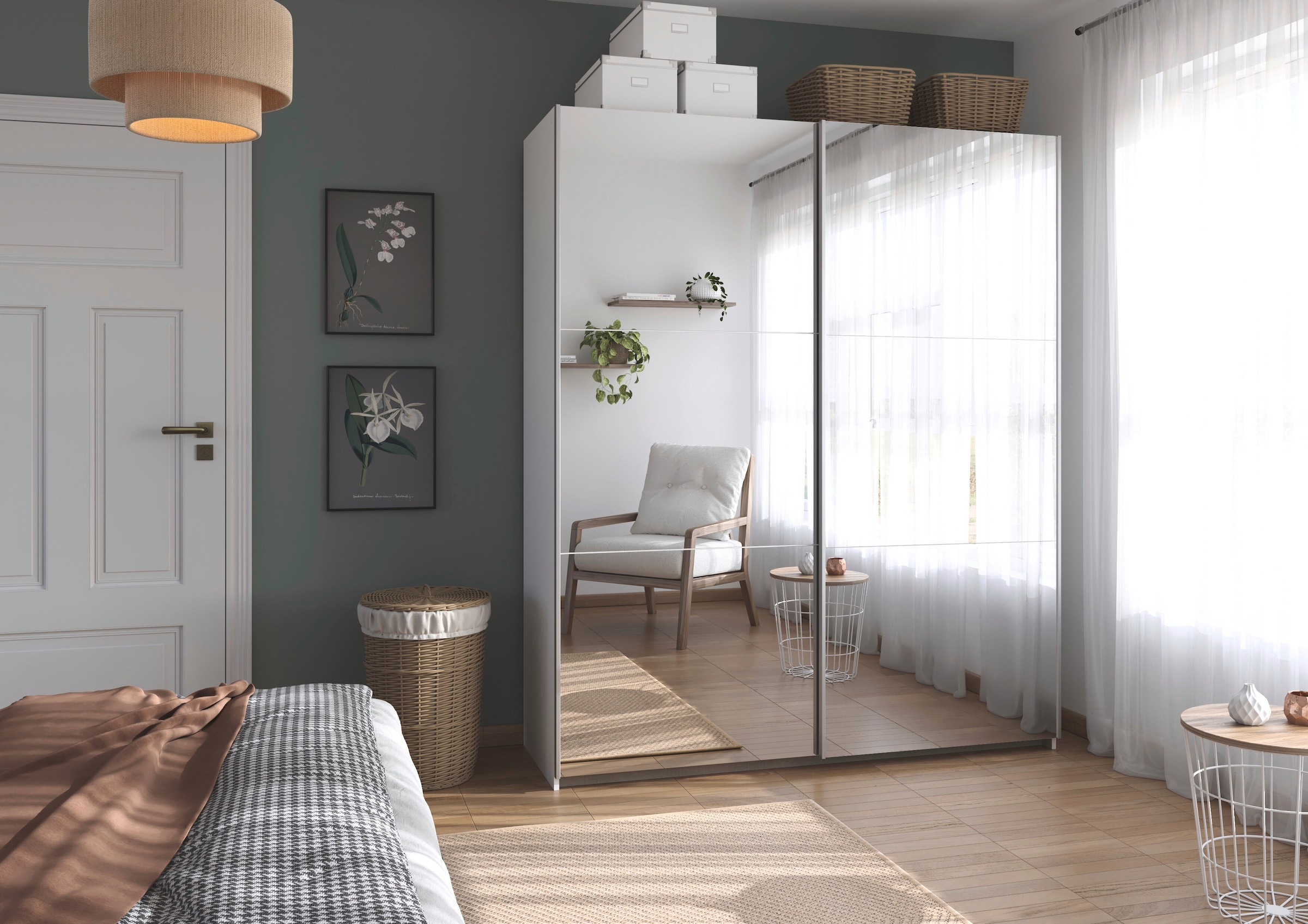 rauch Kleiderschrank »Schwebetürenschrank Schrank Garderobe Wäscheschrank A günstig online kaufen