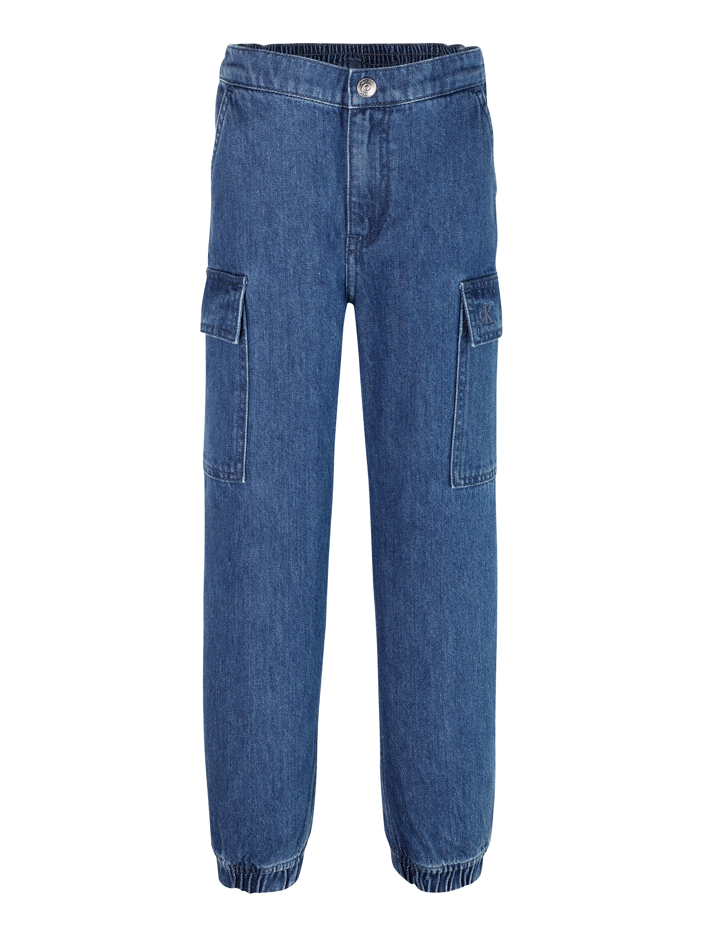 Calvin Klein Jeans Jogginghose »VIBRANT BLUE DENIM JOGGER«, mit Cargotaschen