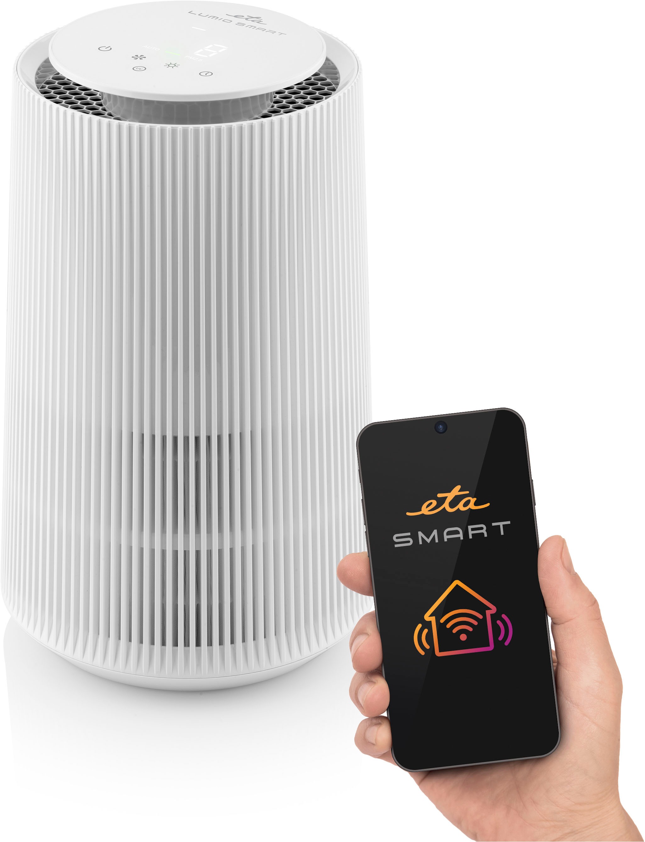 eta Luftentfeuchter »Lumio Smart«, UV-Luftdesinfektion, Timer, Filterwechselanzeige, Smart App