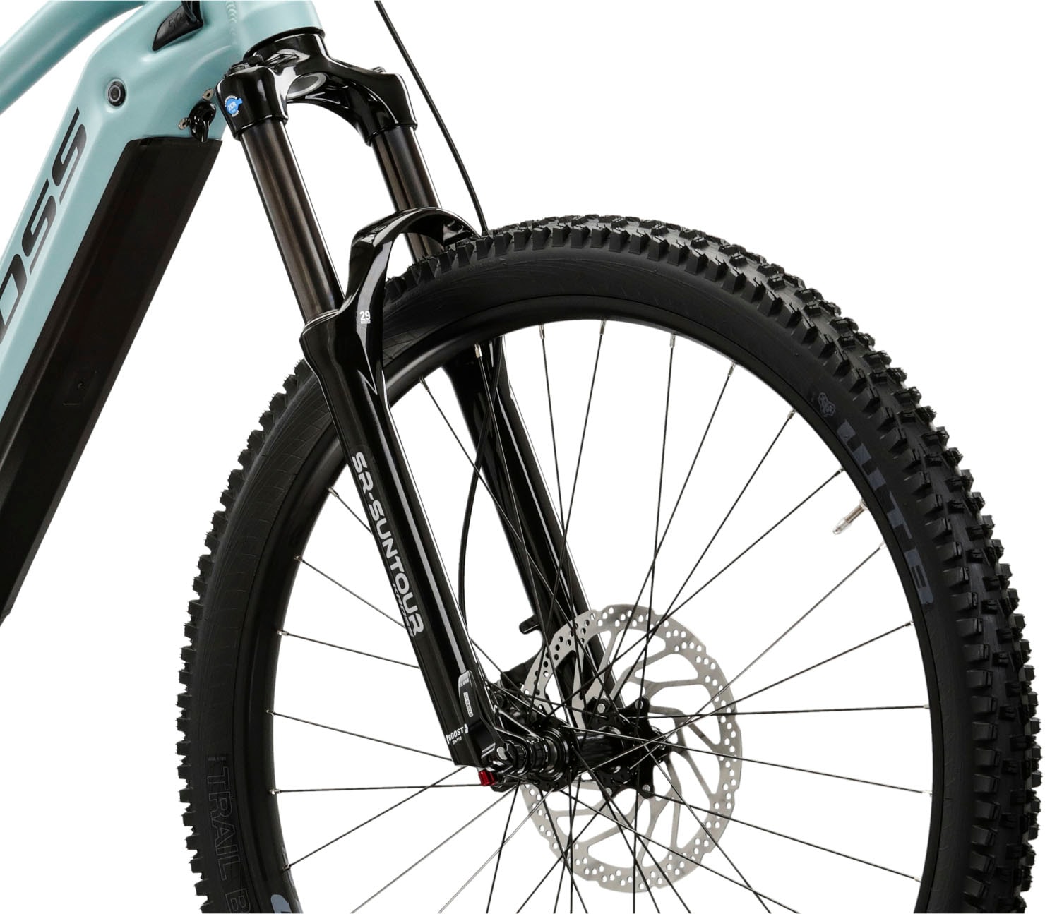 Kross E-Bike »KROSS E-MTB Grist Boost 1.0 29" blau«, 10 Gang, Shimano, CUES U6000, Mittelmotor 250 W, Pedelec, Elektrofahrrad für Damen und Herren