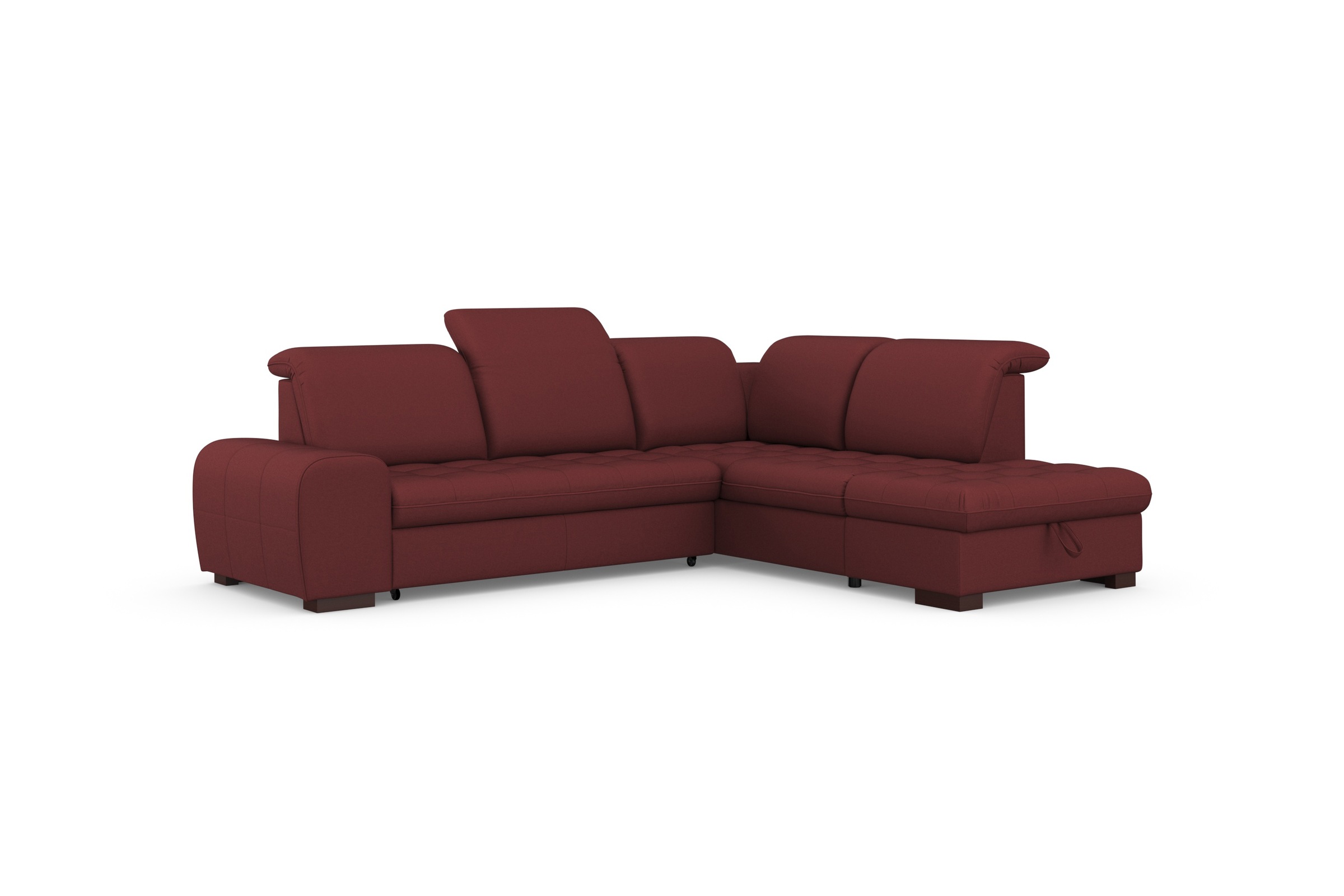 sit&more Ecksofa »Luxor L-Form«, wahlweise mit Bettfunktion, Stauraum und Kopfteilverstellung