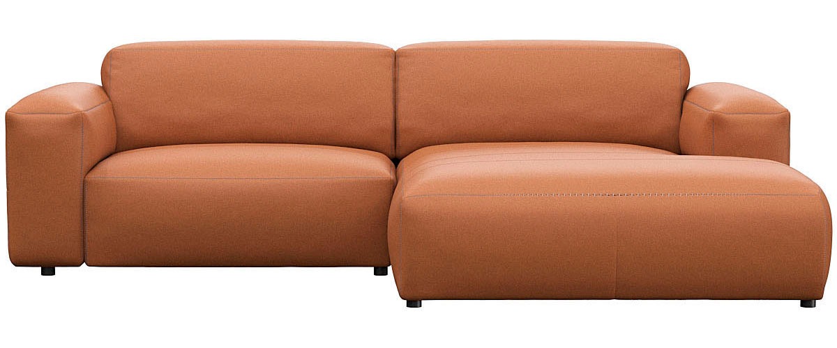FLEXLUX Ecksofa »Lucera Chaislongue rechts oder links, L-Form, bequem« mode günstig online kaufen