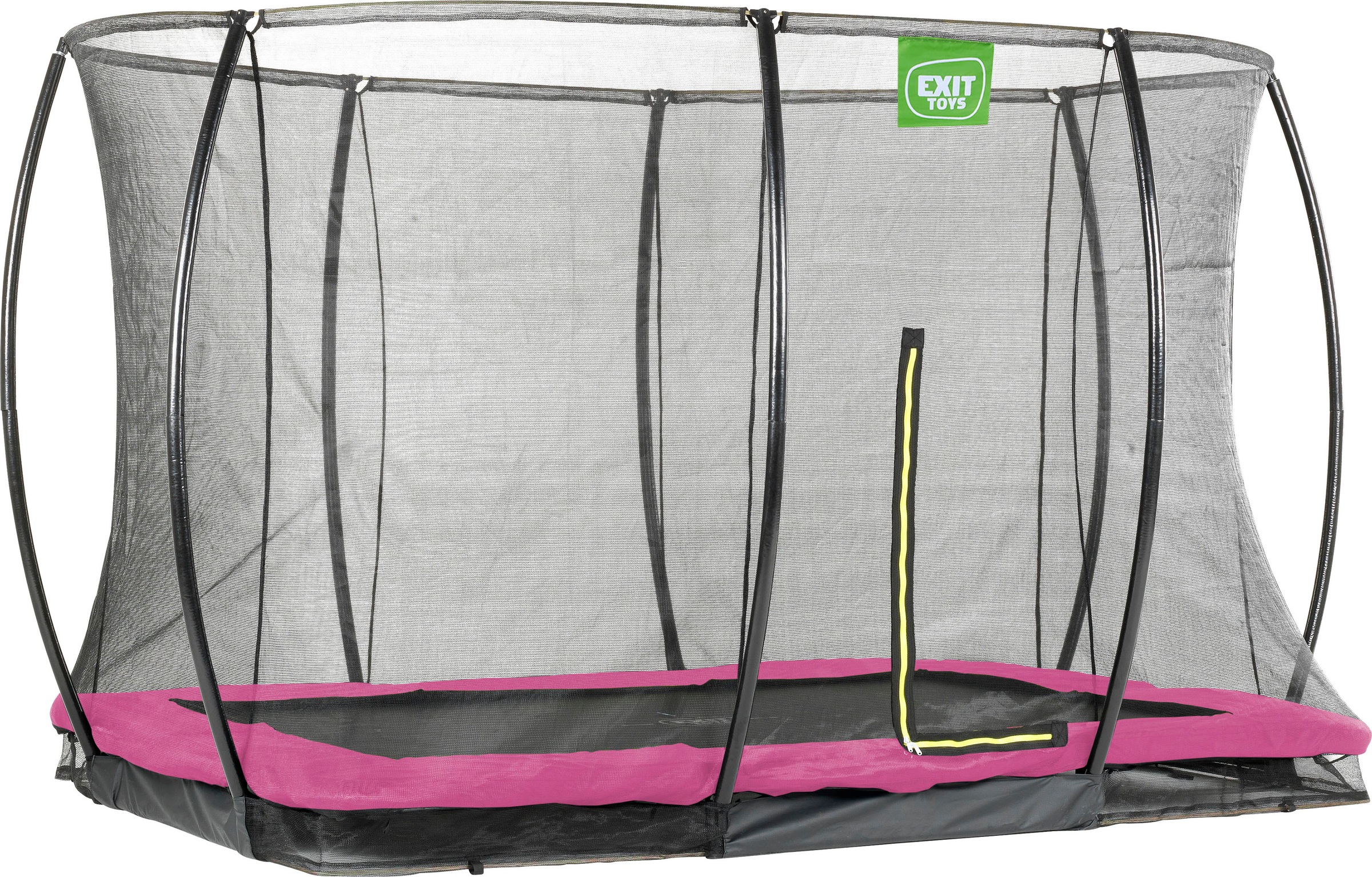 EXIT Bodentrampolin »Silhouette Ground«, BxT: 214x305 cm, mit Sicherheitsnetz