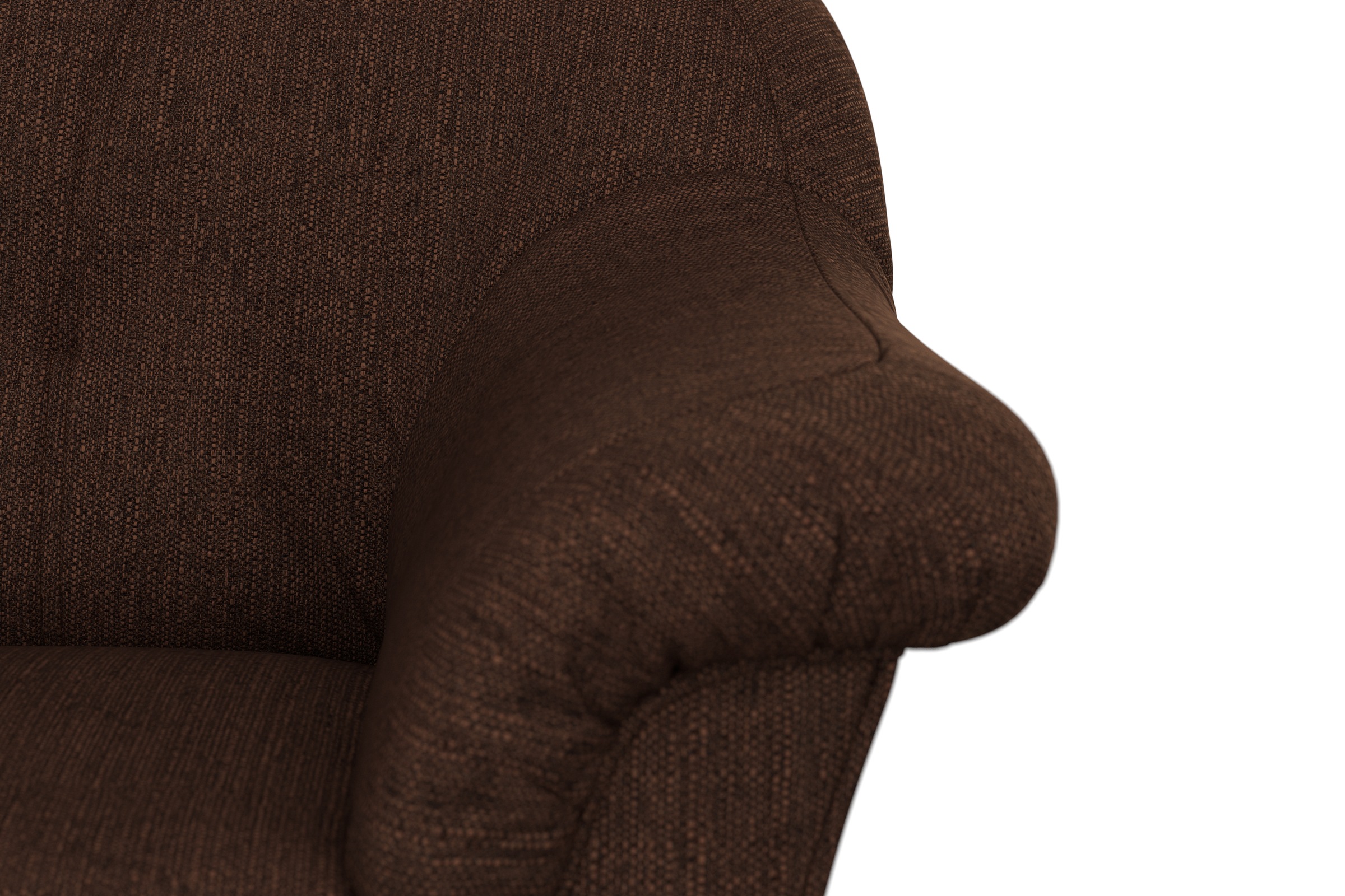 DOMO collection Ecksofa »Pegnitz, elegante Rückensteppung, kompakte Stellmaße 238/141cm, L-Form«, wahlweise mit Bettfunktion