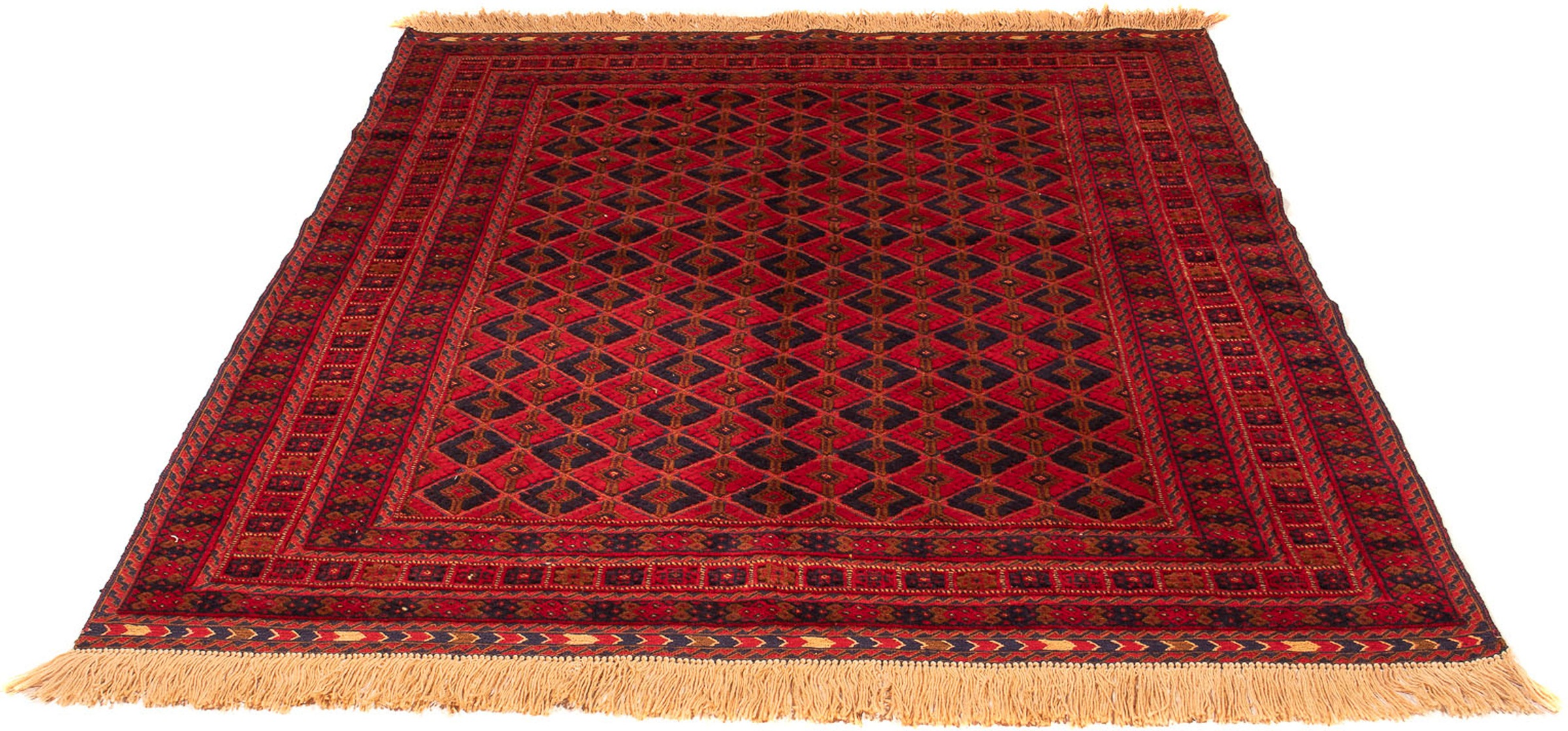 morgenland Orientteppich »Turkaman - 190 x 153 cm - dunkelrot«, rechteckig, günstig online kaufen