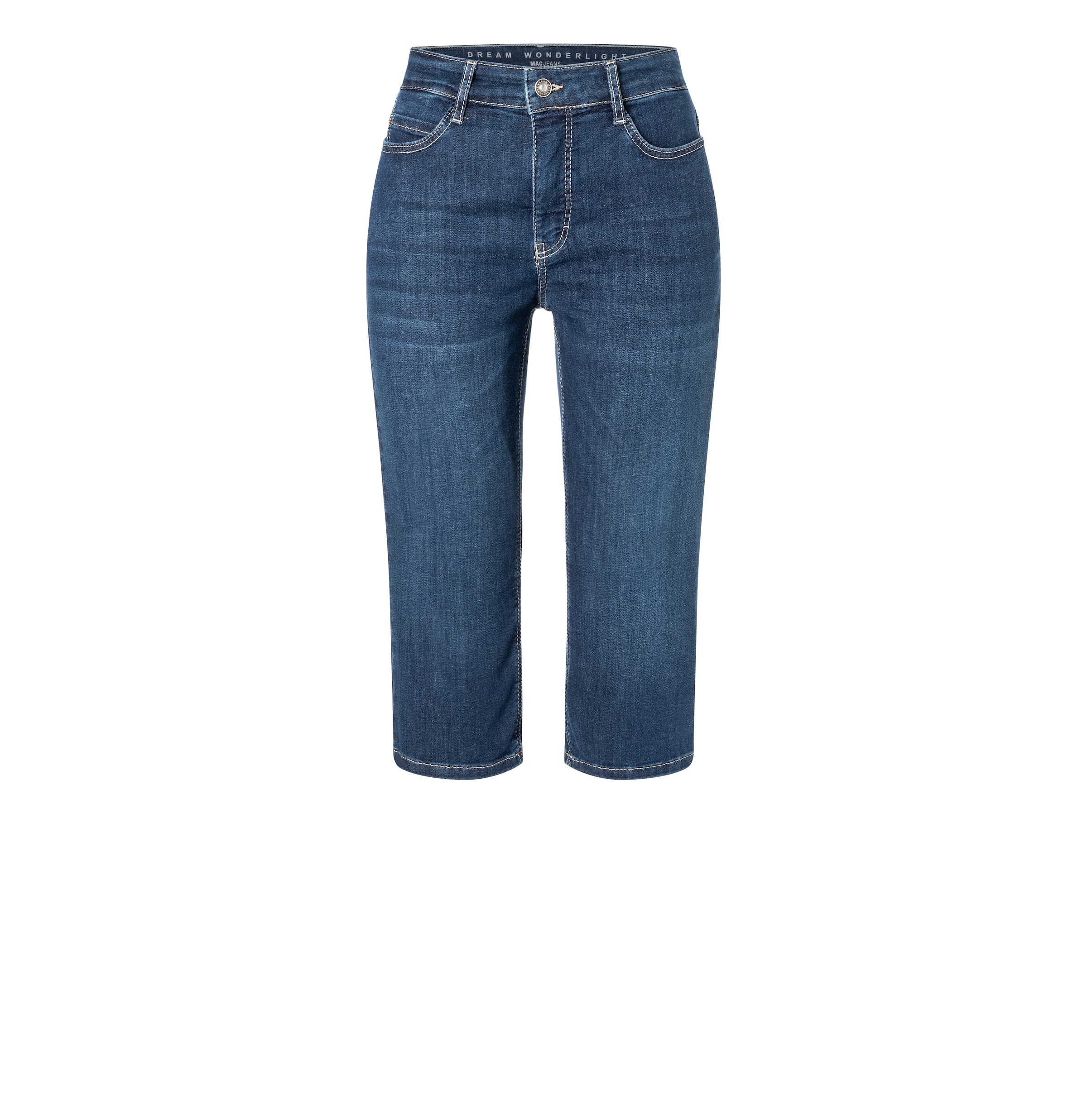 MAC Caprijeans »Dream-Sum«, Bequemer Sitz mit krempelbarem Saum