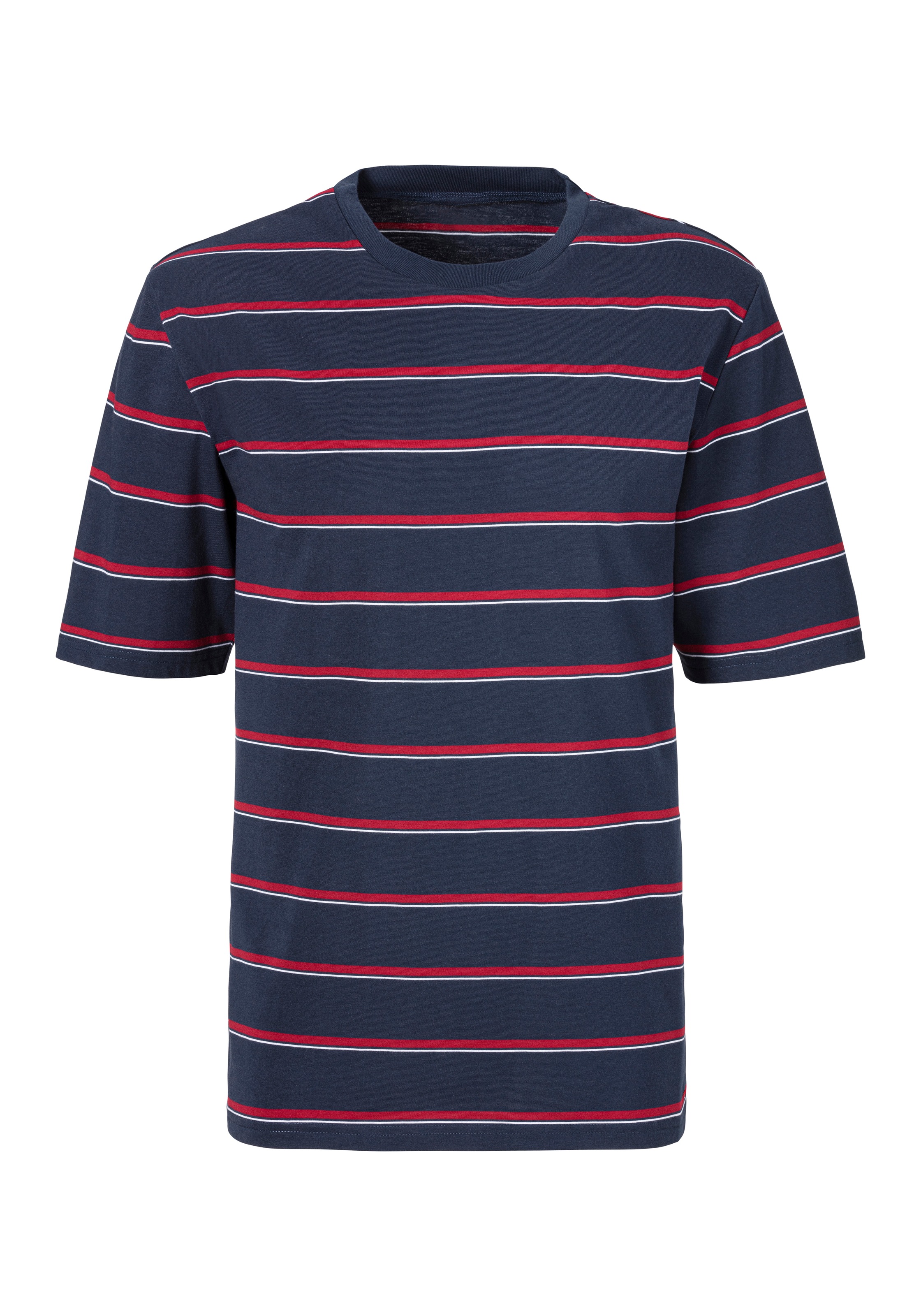 H.I.S Pyjama, (2 tlg., 1 Stück), Schlafanzug mit garngefärbten Streifen