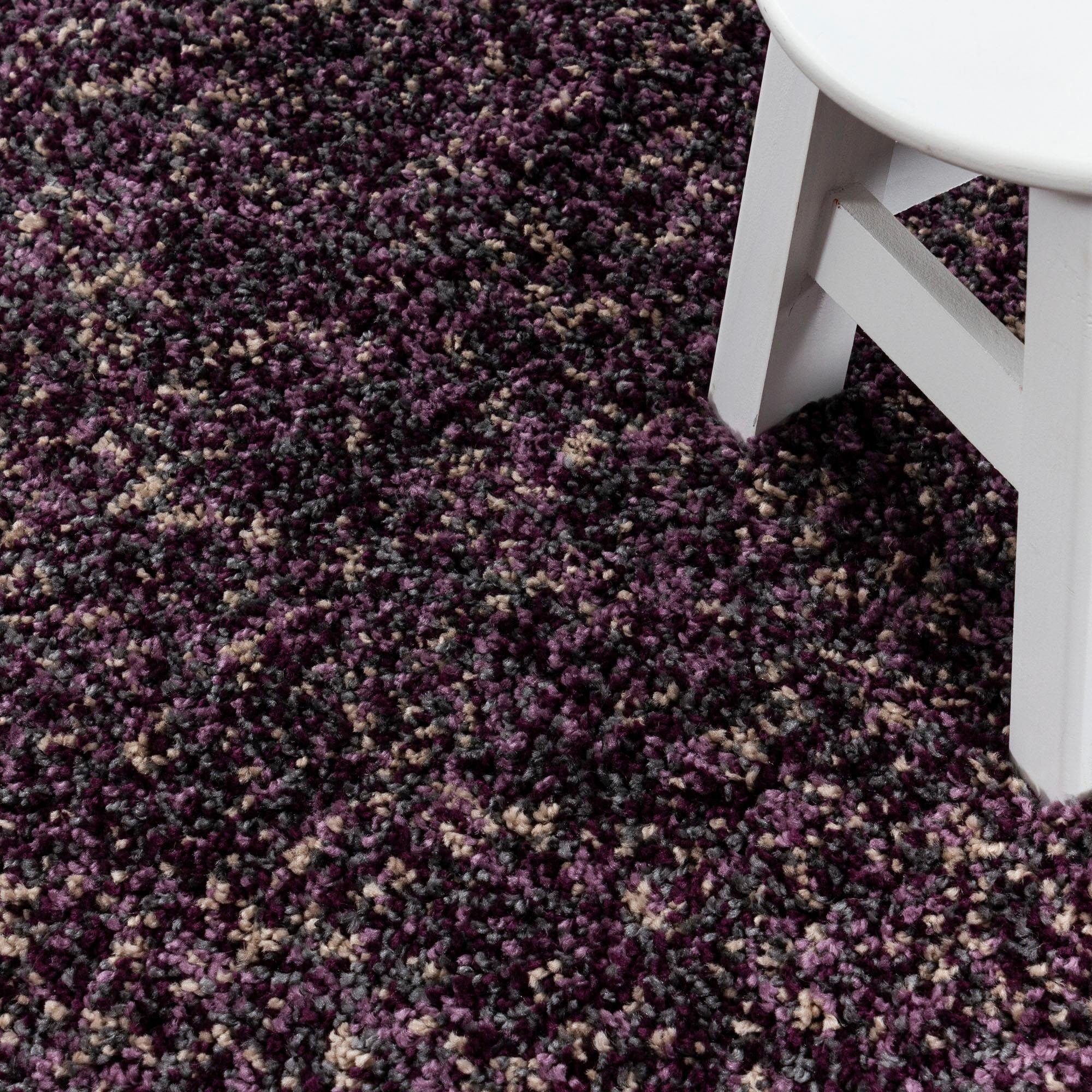 Ayyildiz Teppiche Hochflor-Teppich »Enjoy Shaggy«, rechteckig, 50 mm Höhe, auch als Läufer, Shaggy, Langflor, meliert, Wohnzimmer