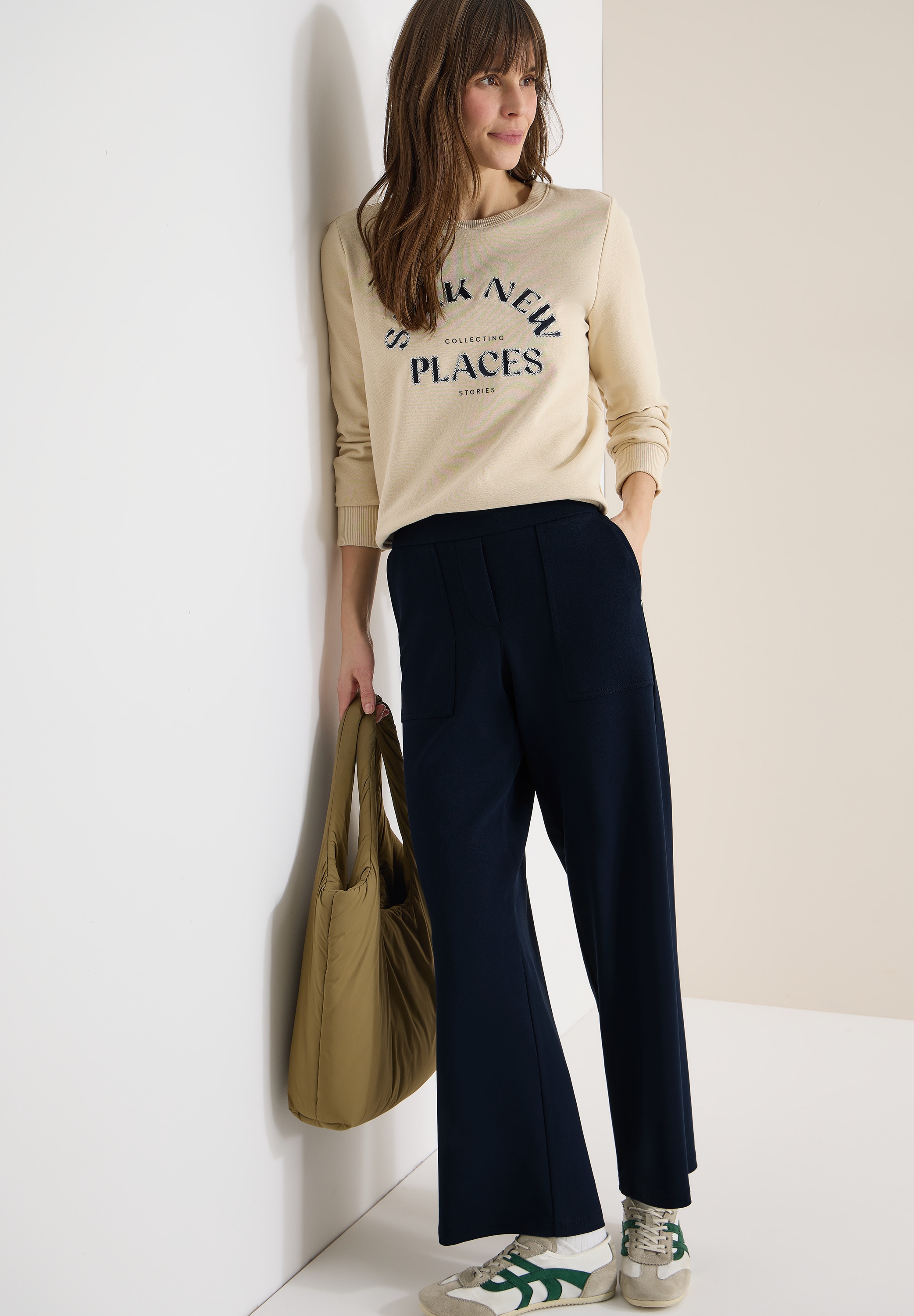 Cecil Stoffhose »Style Neele«  mit elastischem Bund