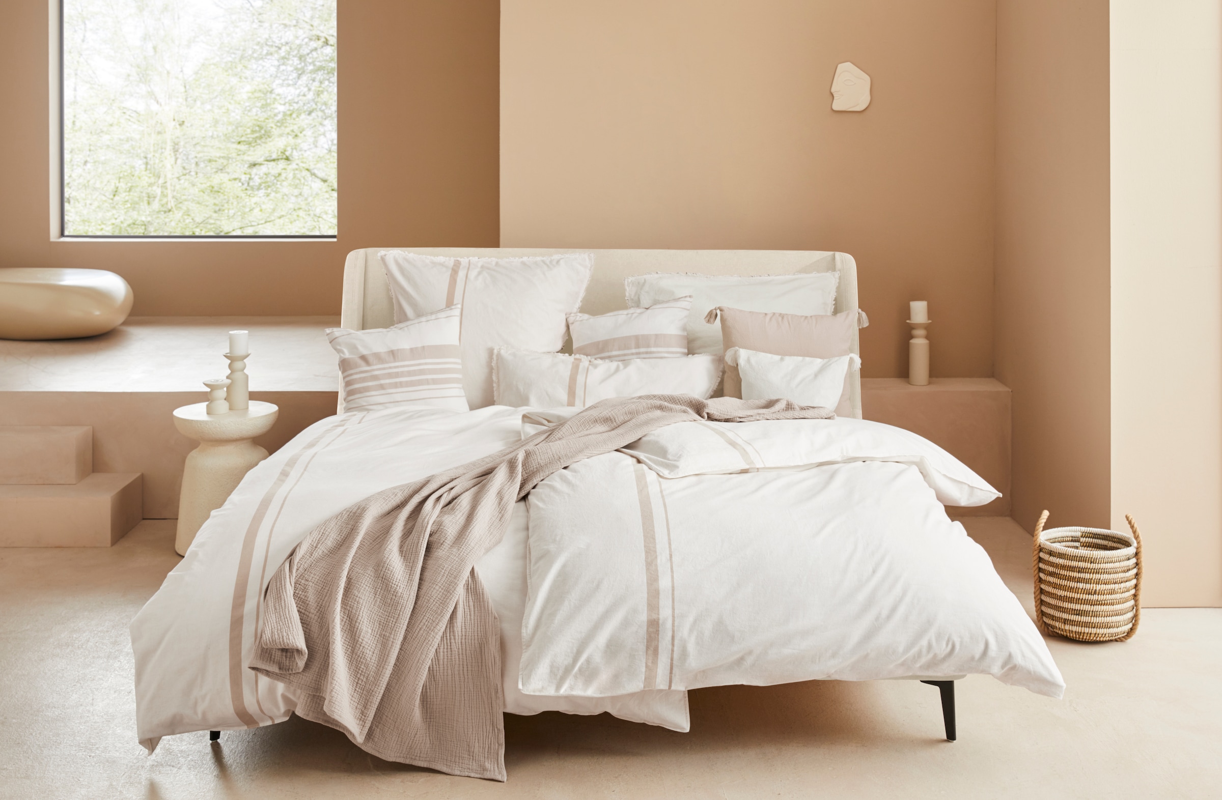 LeGer Home by Lena Gercke Wohndecke »HEVIN«, Tagesdecke im Baumwoll-Crinkle-Effekt, Musselin, Kuscheldecke