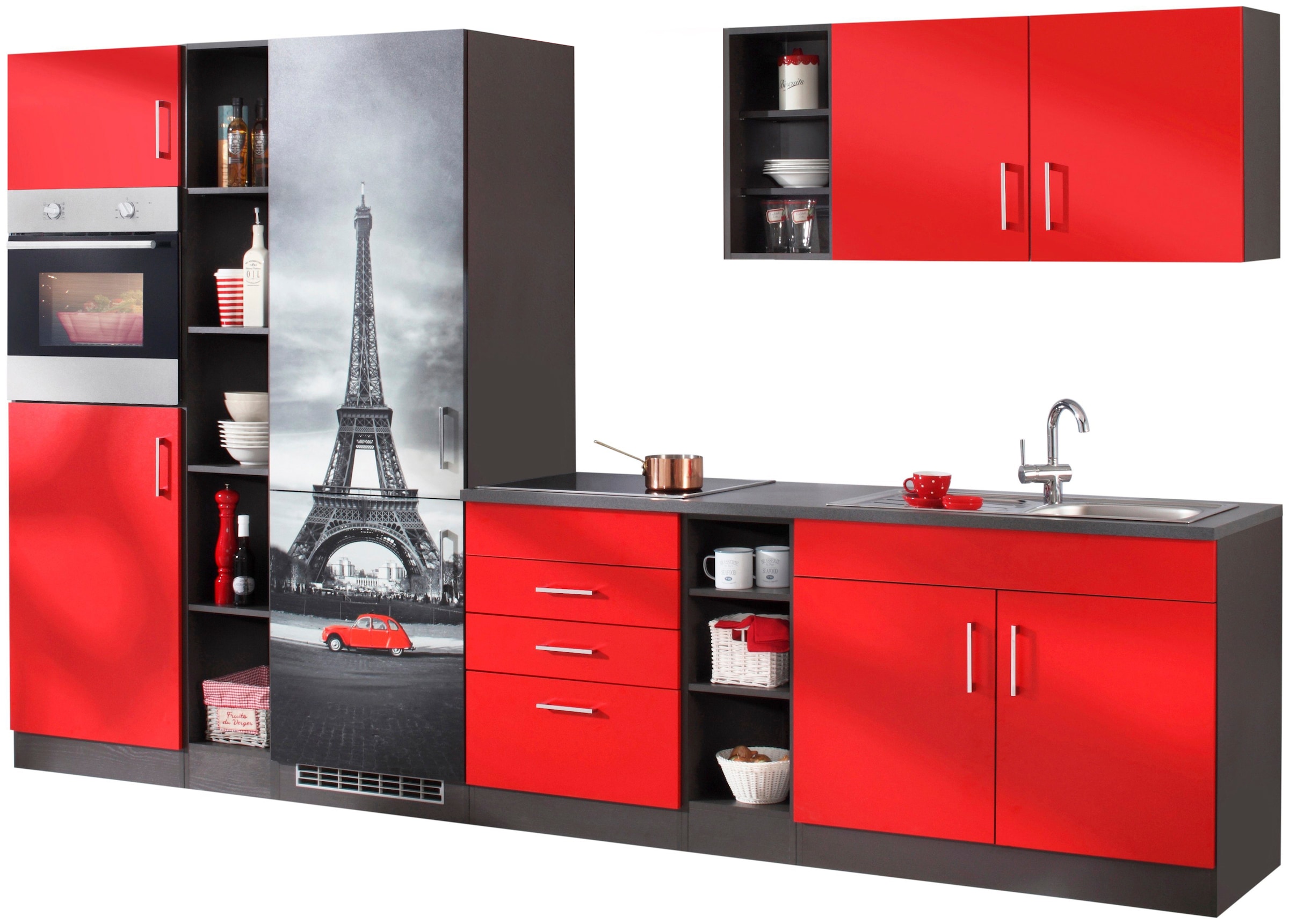 KOCHSTATION Küchenzeile »KS-Paris«, ohne E-Geräte, Breite 340 cm günstig online kaufen
