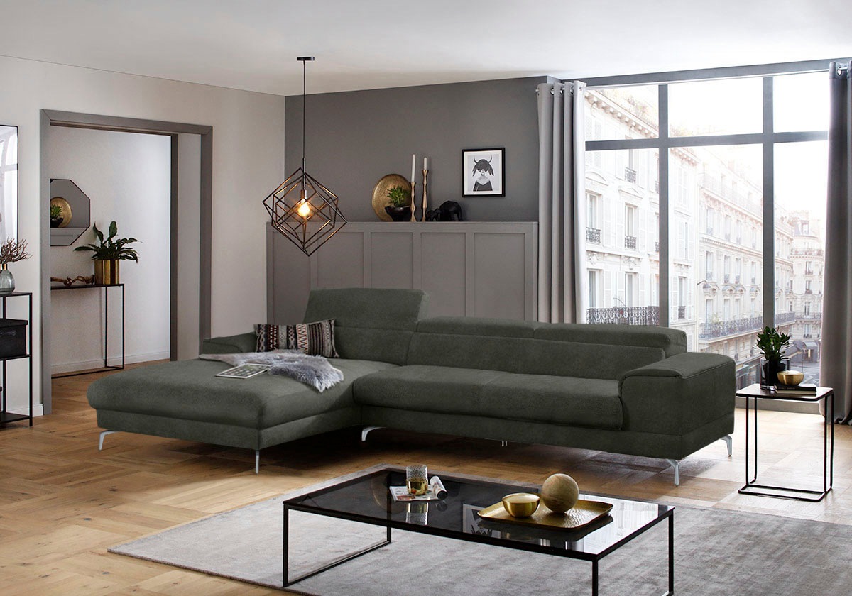 W.SCHILLIG Ecksofa »piedroo, Designsofa mit tollem Sitzkomfort, bequem und günstig online kaufen
