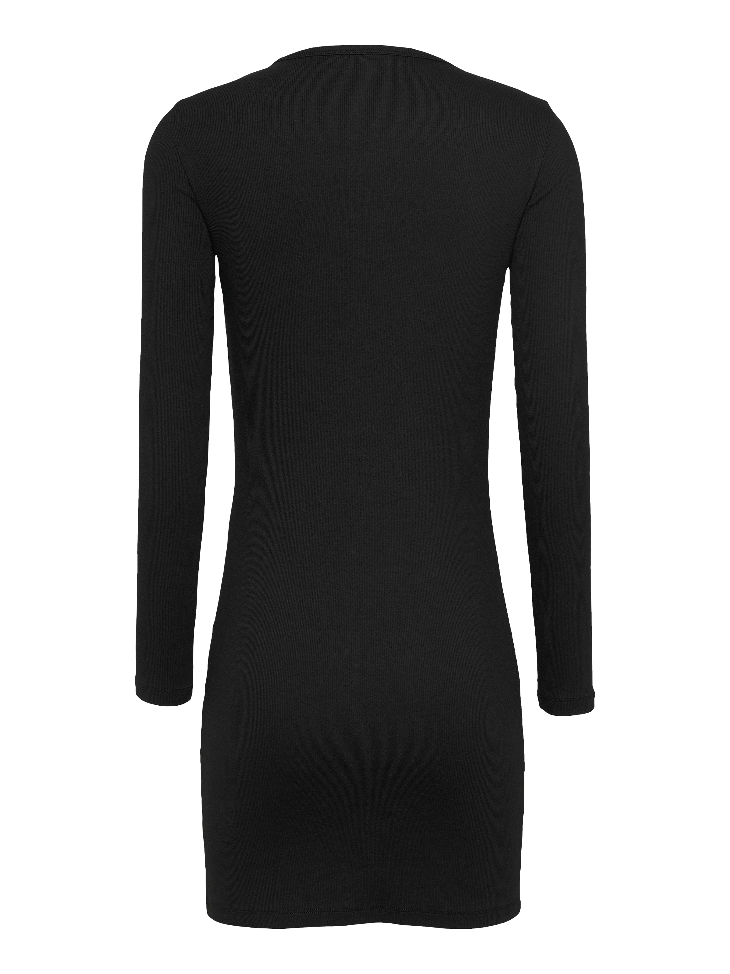 Tommy Jeans Curve Jerseykleid »TJW BADGE RIB BODYCON DRESS EXT«, in Großen Größen, Rippware, Bodycon