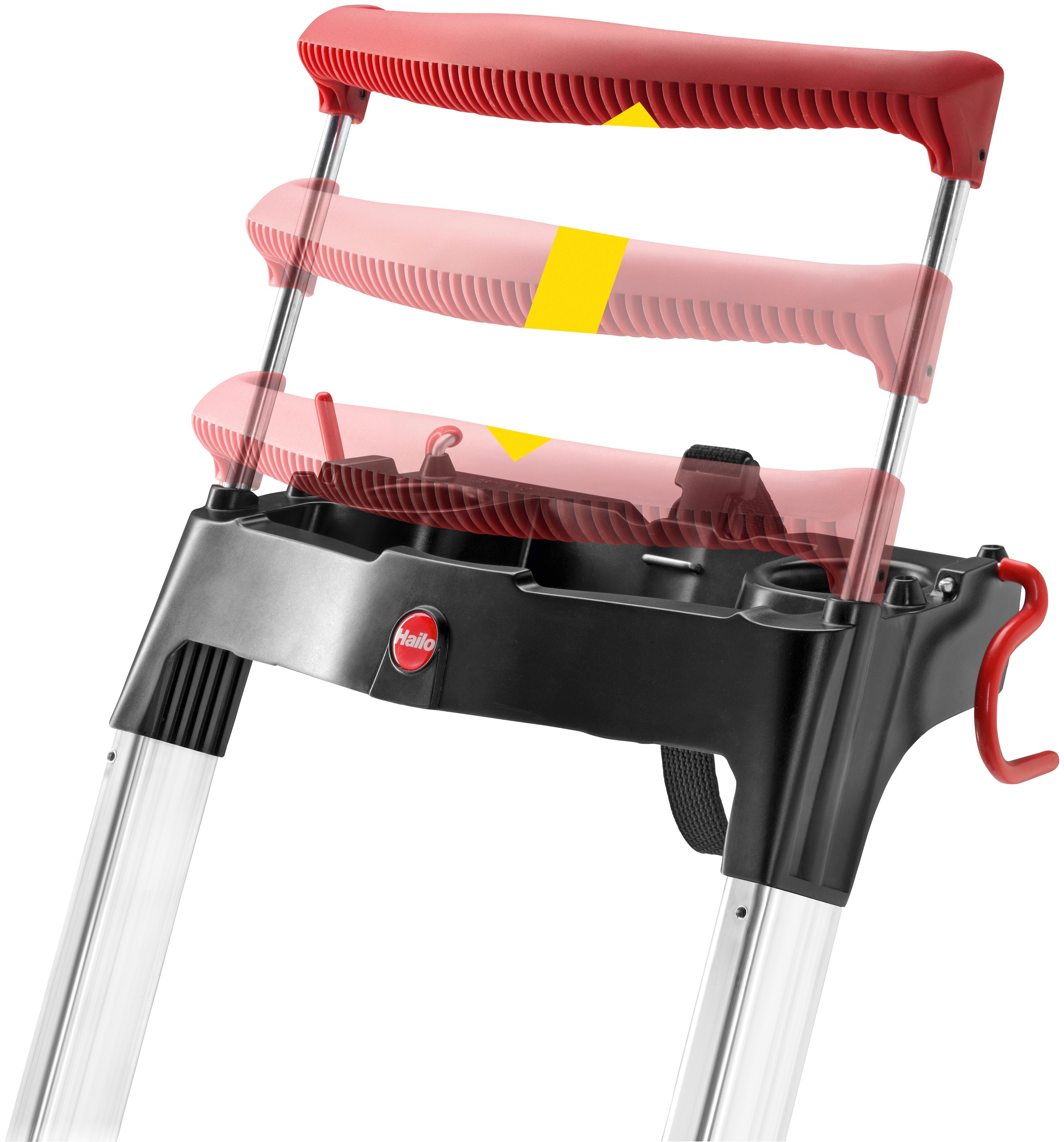 Hailo Stehleiter »L100 TopLine«, Alu-Sicherheits-Stehleiter 5 Stufen