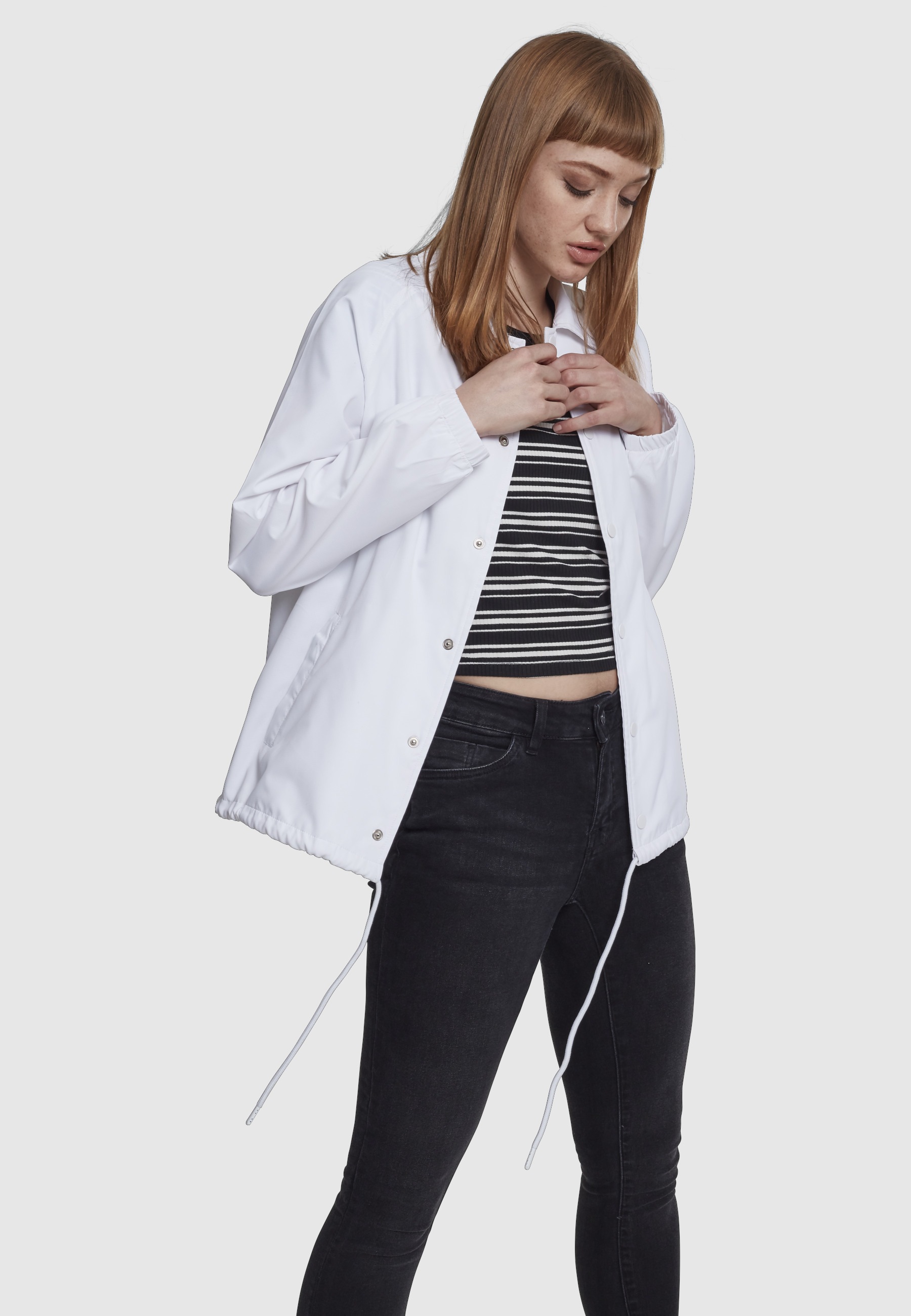URBAN CLASSICS Funktionsmantel »Urban Classics Damen Ladies Coach Jacket«