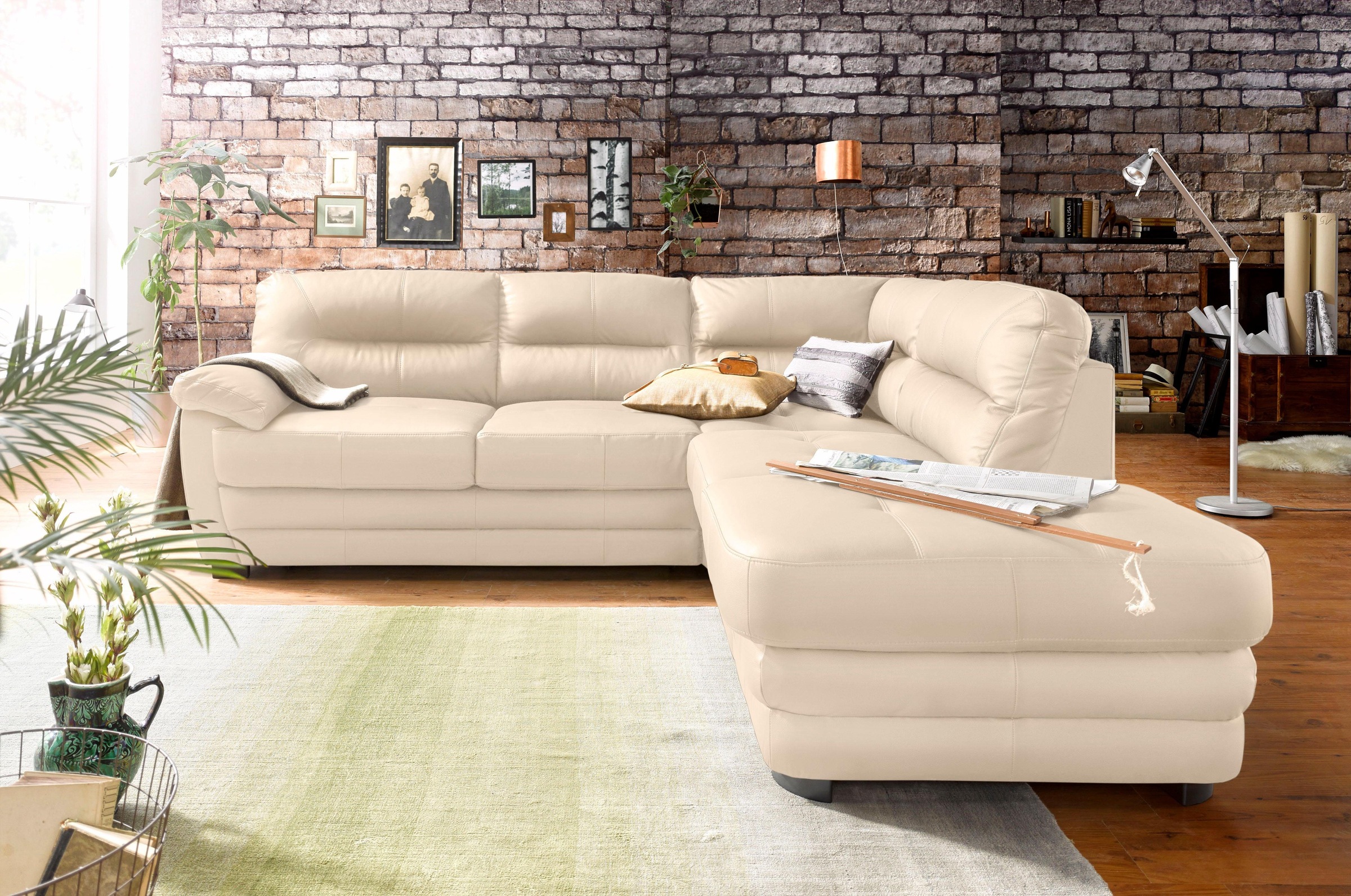 COTTA Polstergarnitur »Royale L-Form«, (Set), Set bestehend aus: Ecksofa & günstig online kaufen