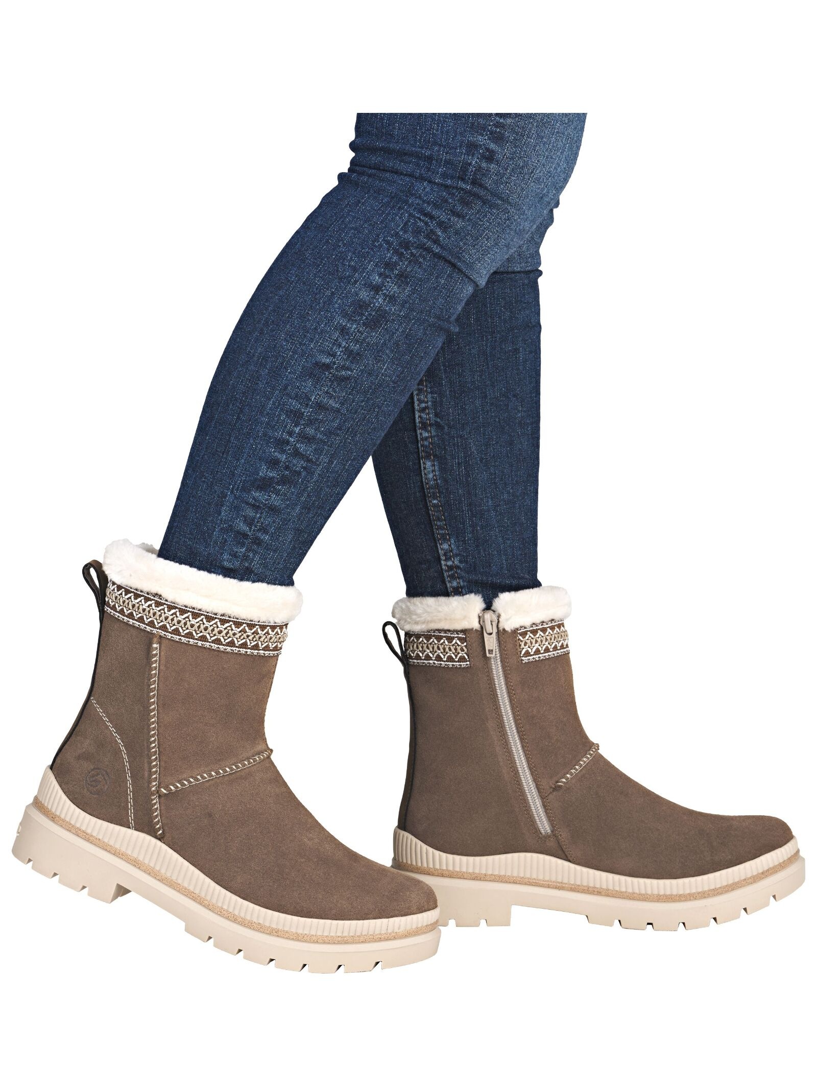 Remonte Stiefelette »Remonte Stiefelette Veloursleder«