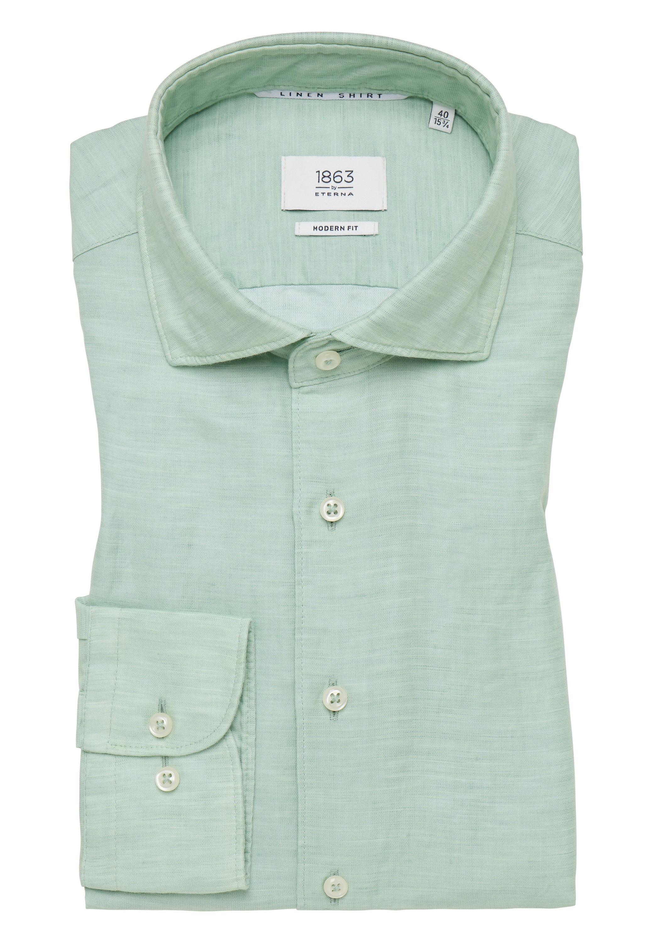 Eterna Langarmhemd »MODERN FIT«, EASY IRON (bügelleicht)