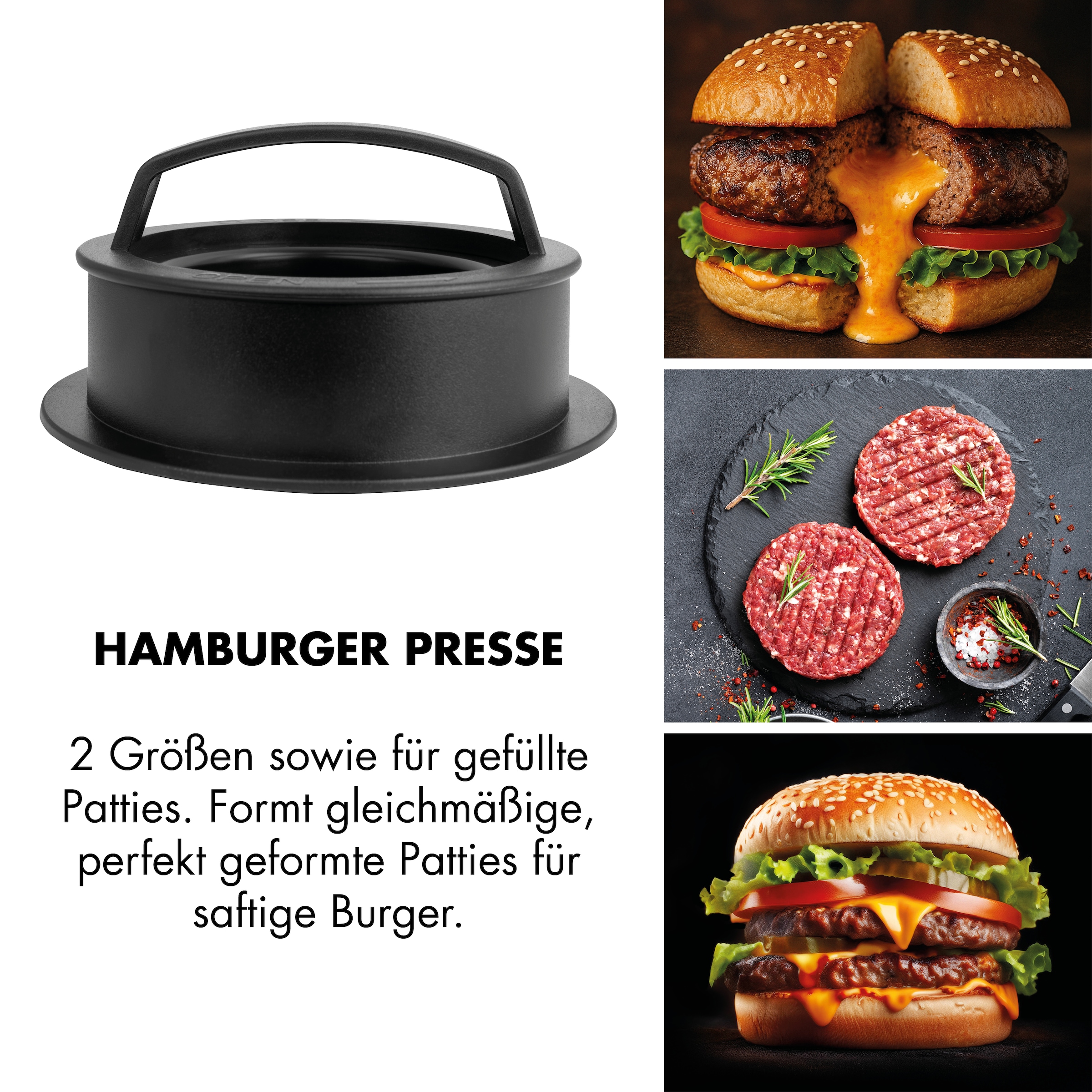Gastroback Fleischwolf »Design Fleischwolf 6-in-1 Power Pro« inklusive Burger-Presse