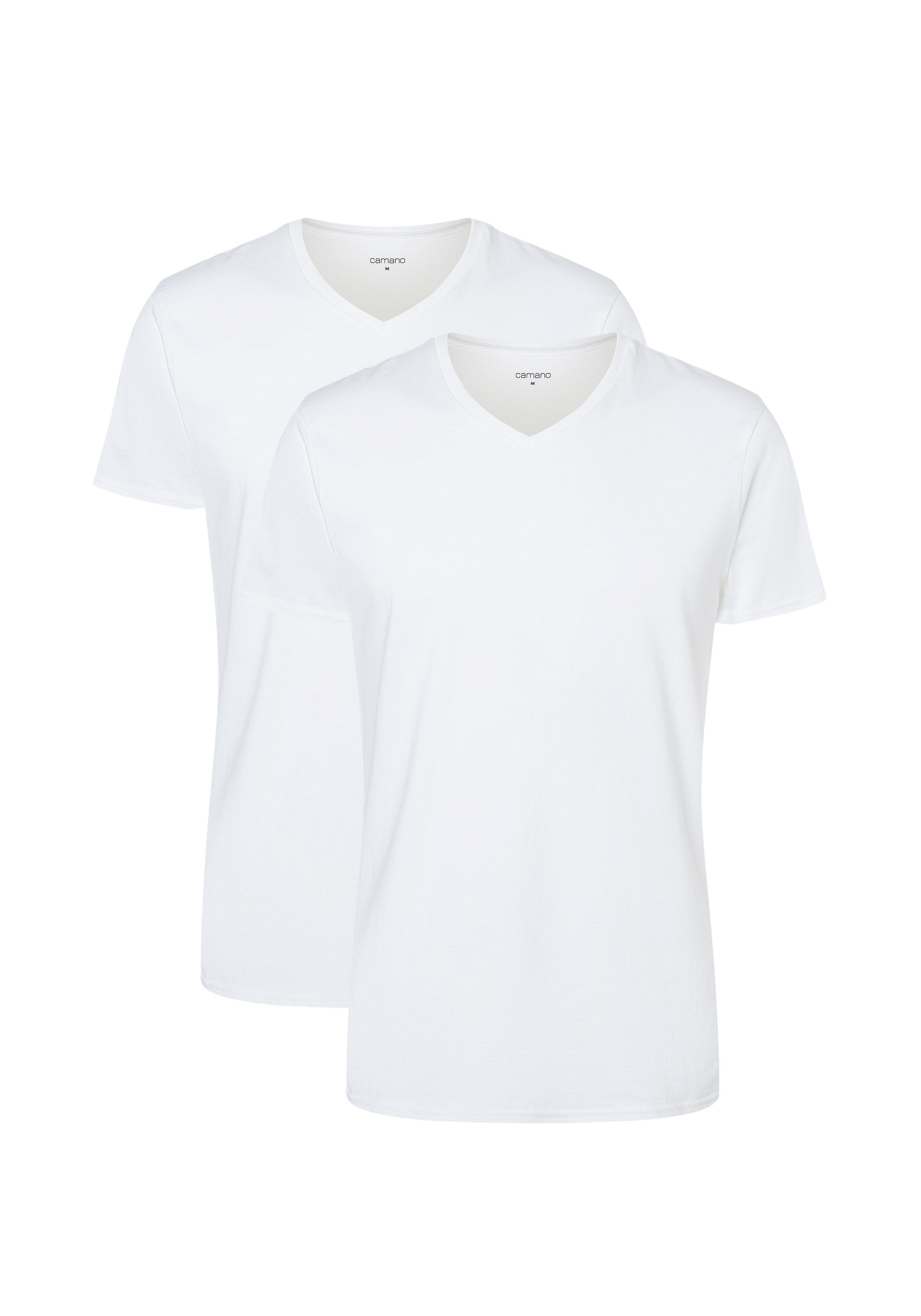 Camano T-Shirt »comfort« 2er Pack,  mit V-Ausschnitt