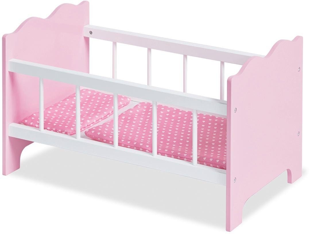 Pinolino® Puppenbett »Jasmin«, (Set, 4 tlg.)