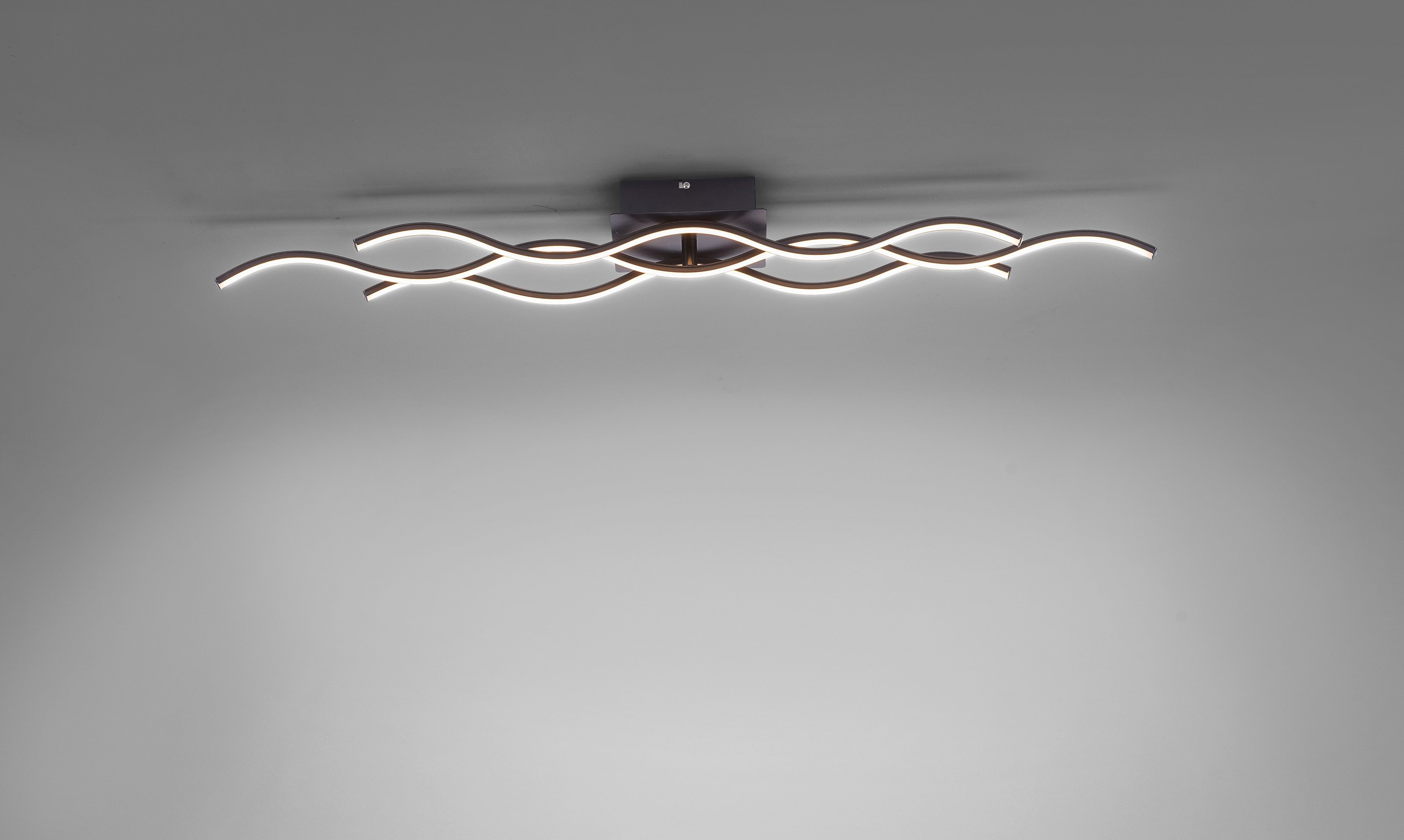 JUST LIGHT LED Deckenleuchte »WAVE«, 1 flammig, Leuchtmittel LED-Board | LED fest integriert, LED Deckenlampe
