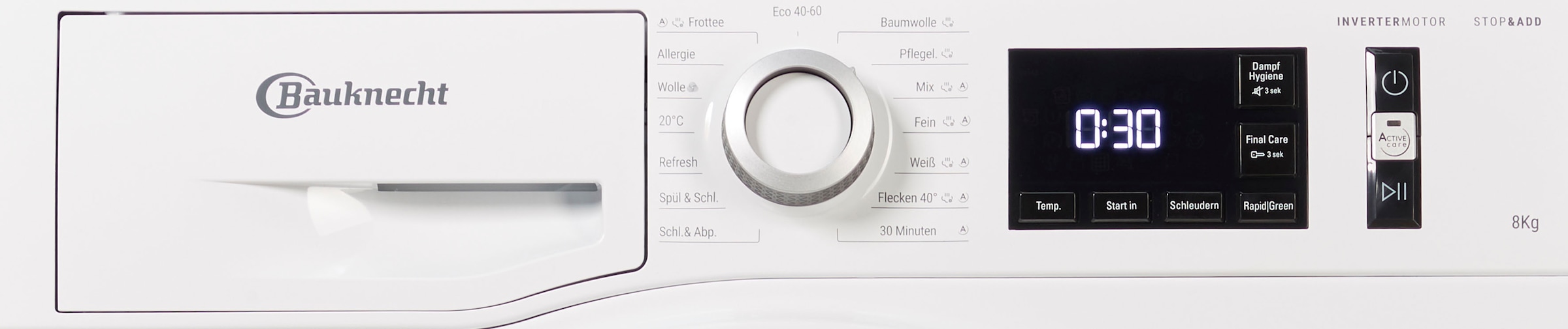 BAUKNECHT Waschmaschine »Super Eco 8421«, Super auf 1400 Rechnung Eco kg, 8 Herstellergarantie 8421, kaufen U/min, Jahre 4