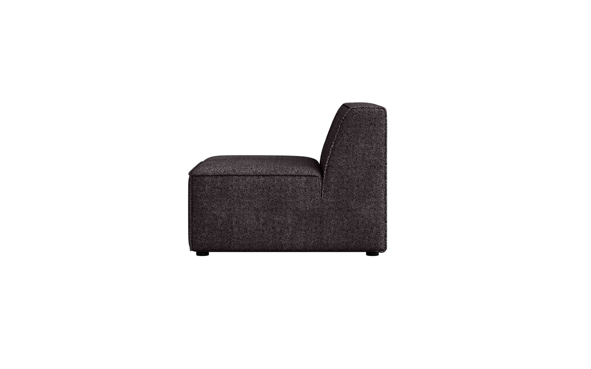 INOSIGN Sessel »Bequemer Sessel Cavan, Maße B/T/H: 90/90/72 cm«, ohne Armlehne, mit Wellenunterfederung, auch in Bouclé