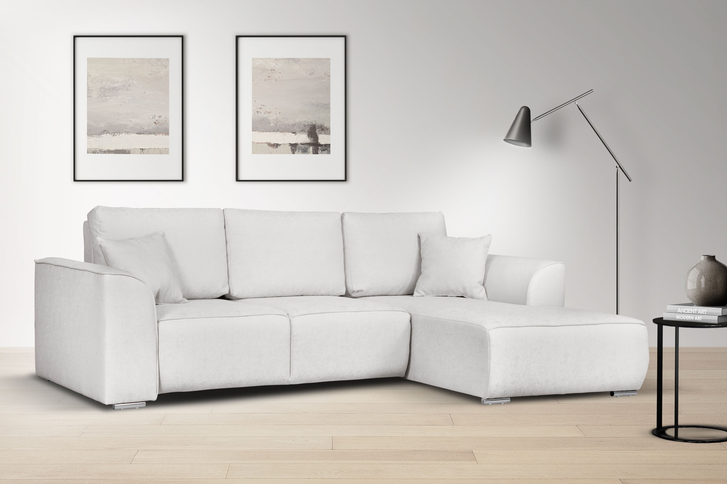 INOSIGN Ecksofa »BEATRICE optionale Schlafsofa mit Bettkasten, B/T/H: 265/1 günstig online kaufen