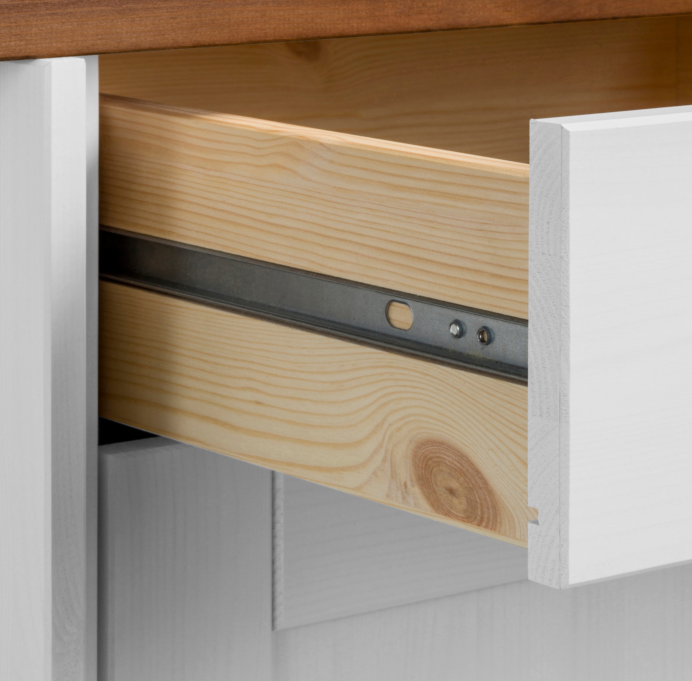Home affaire Unterschrank »Alby«, Breite 100 cm, 1 Tür, 4 Schubladen