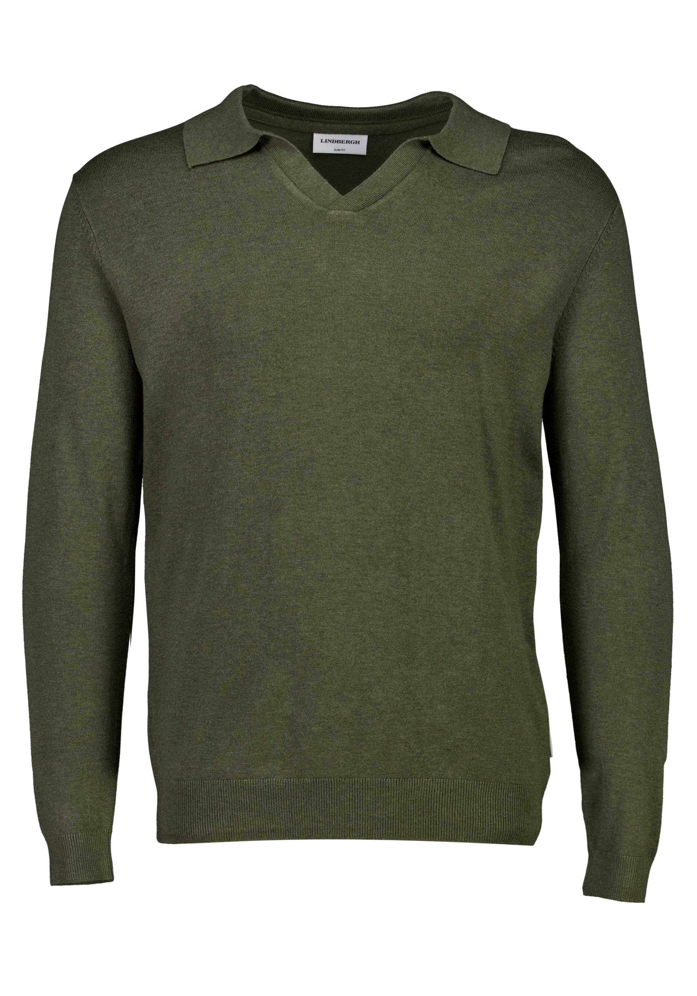 LINDBERGH Strickpullover mit Polokragen und mit Viskose