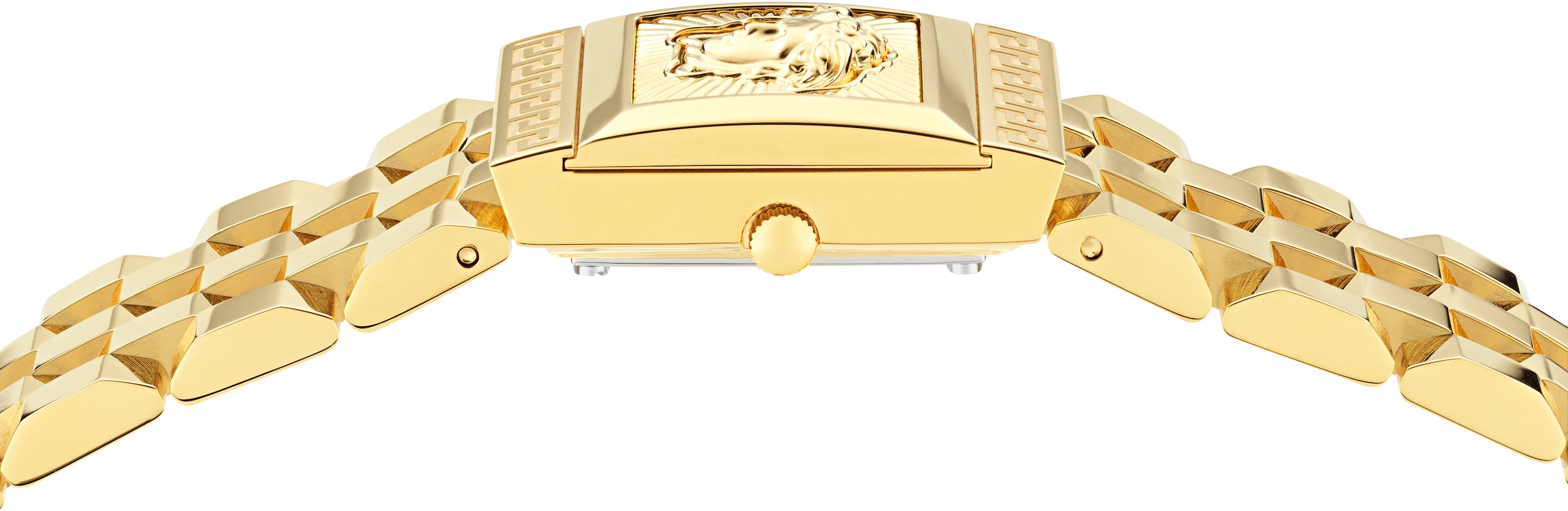 Versace Quarzuhr »VERSACE REVEAL« Armbanduhr, Damenuhr, Swiss Made, Edelstahlarmband, analog