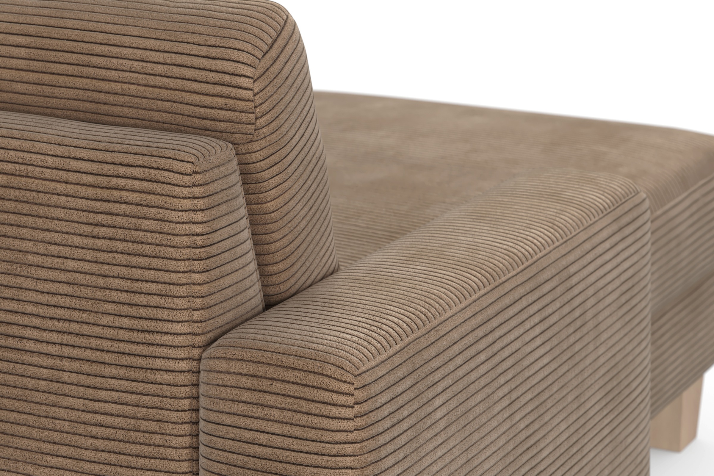 Home affaire Wohnlandschaft »Summer U-Form«, mit oder ohne Bettfunktion und Bettkasten, Cord-Bezug